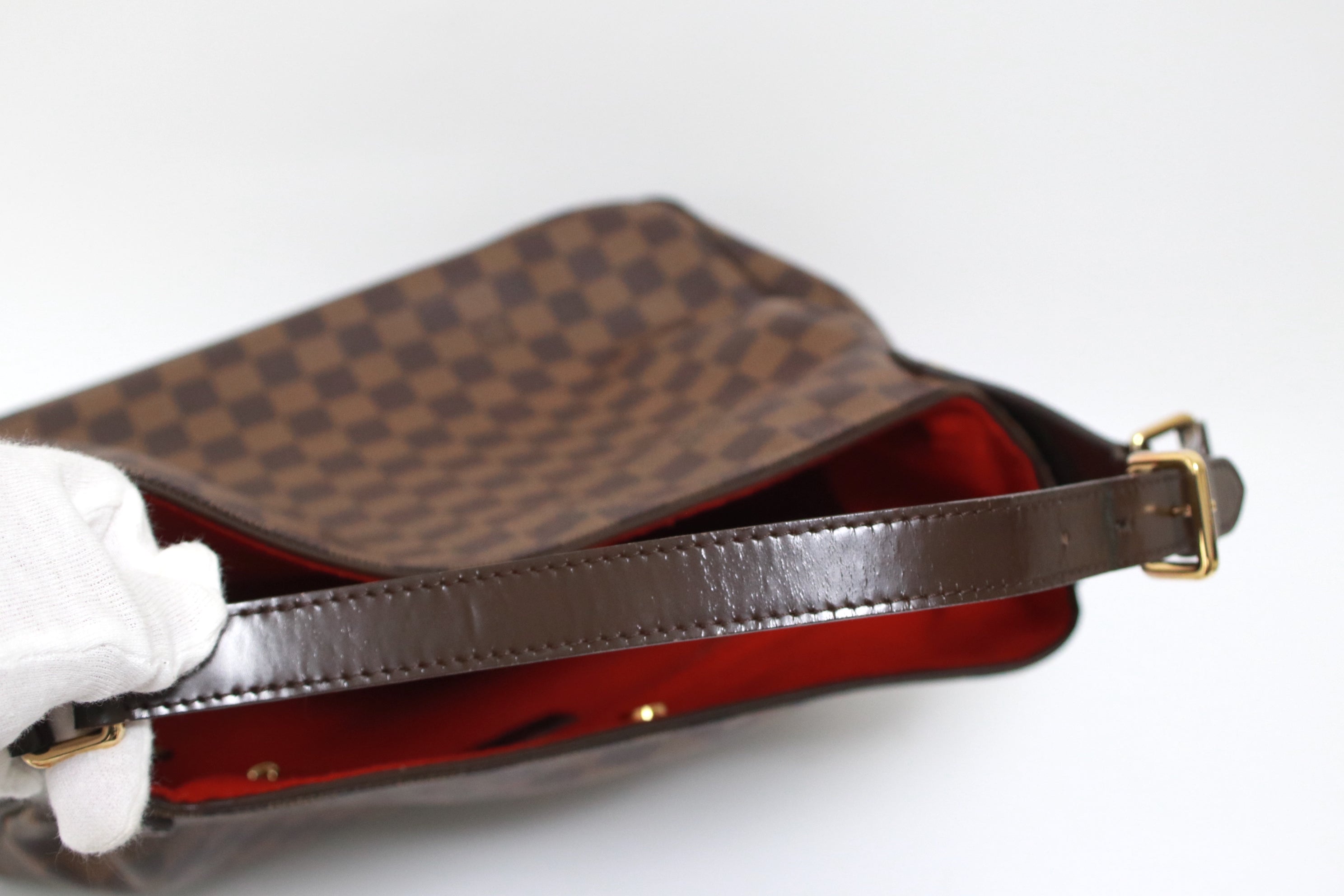 Louis Vuitton Regia Damier Ebene Shoulder Bag Used (7204)
