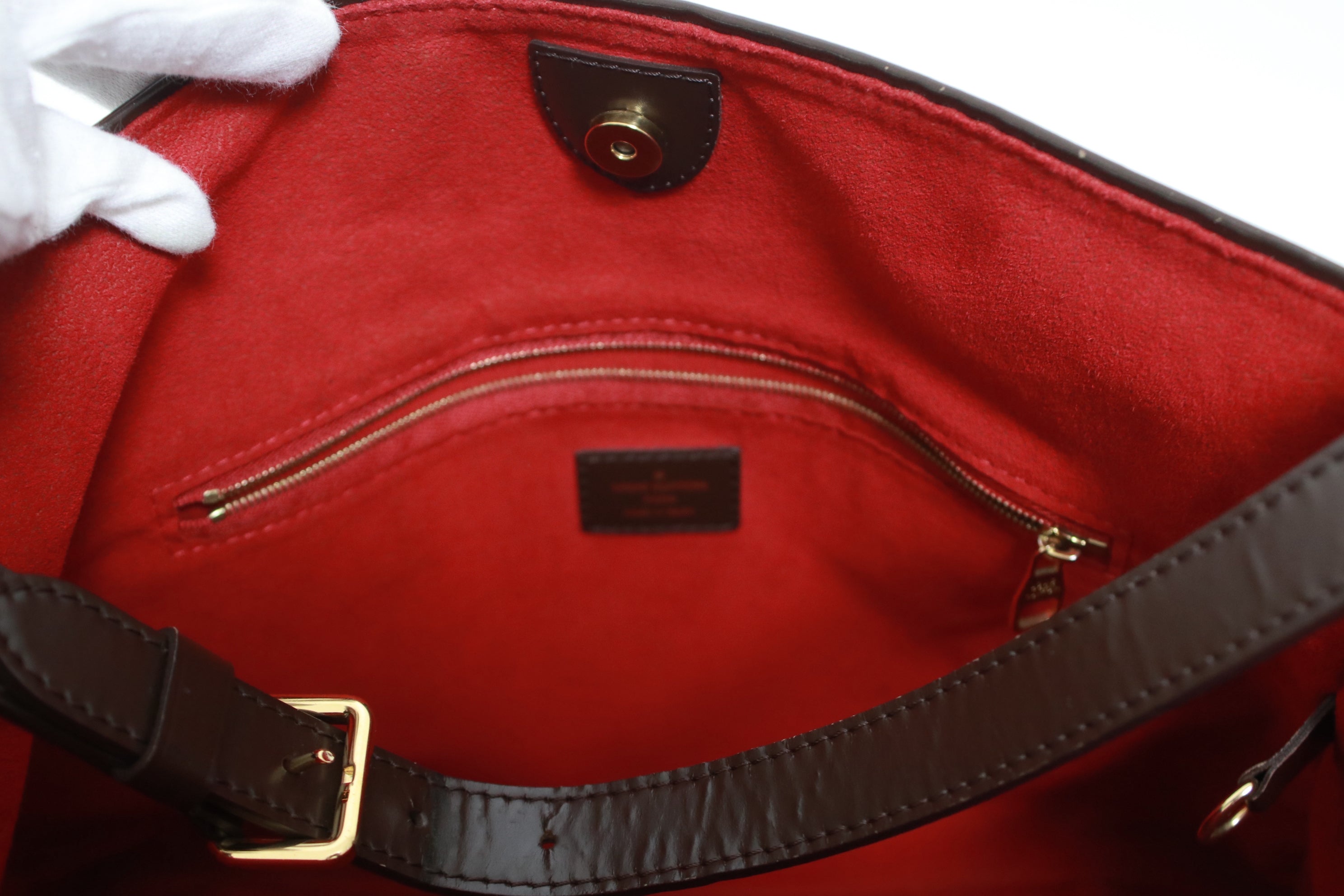 Louis Vuitton Regia Damier Ebene Shoulder Bag Used (7204)
