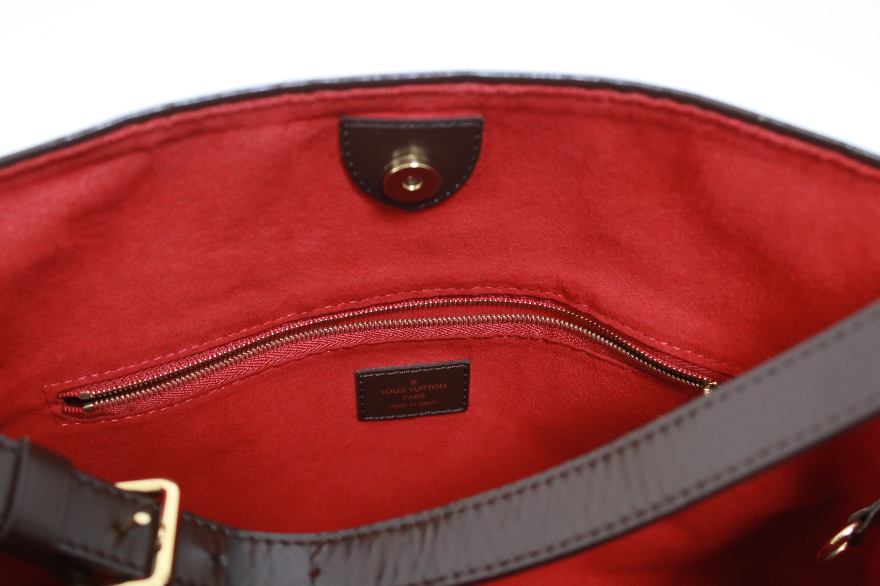 Louis Vuitton Regia Damier Ebene Shoulder Bag Used (7204)