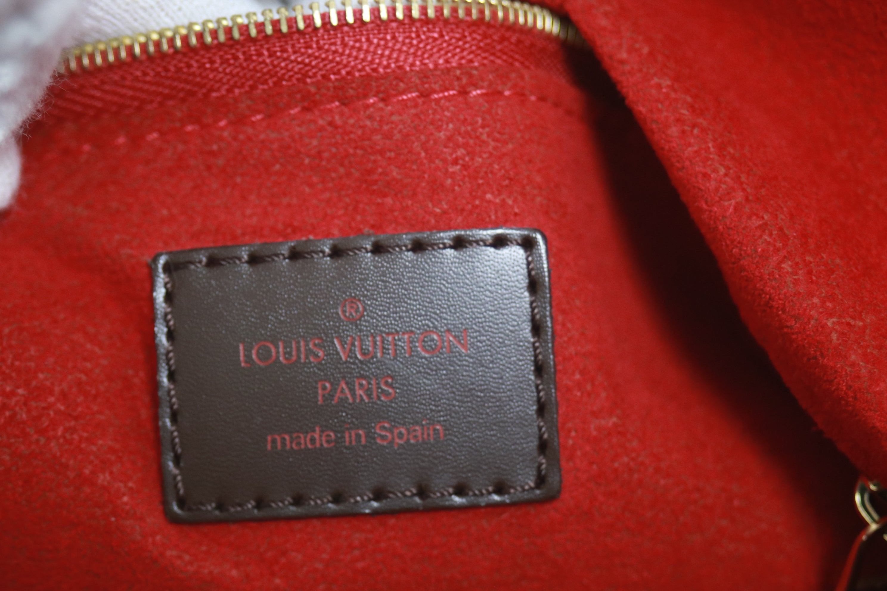 Louis Vuitton Regia Damier Ebene Shoulder Bag Used (7204)