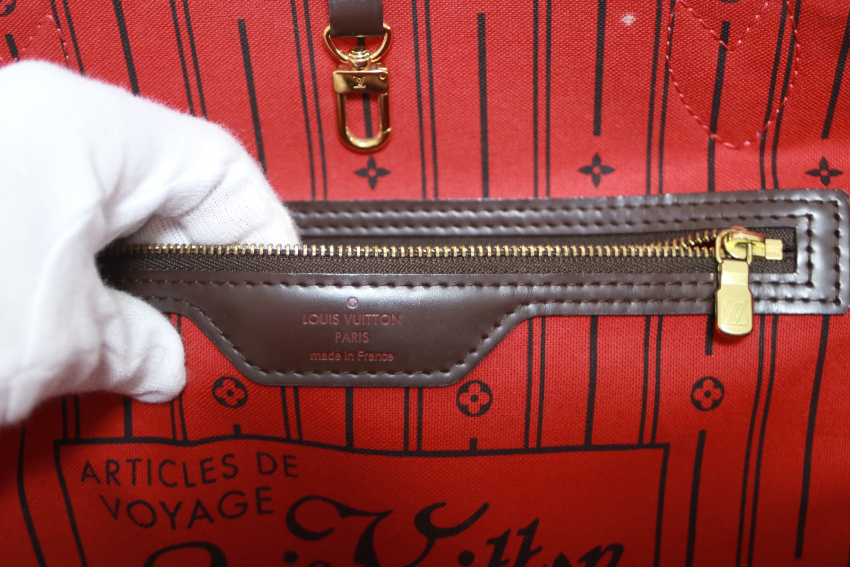 Louis Vuitton Neverfull MM Damier Ebene Used