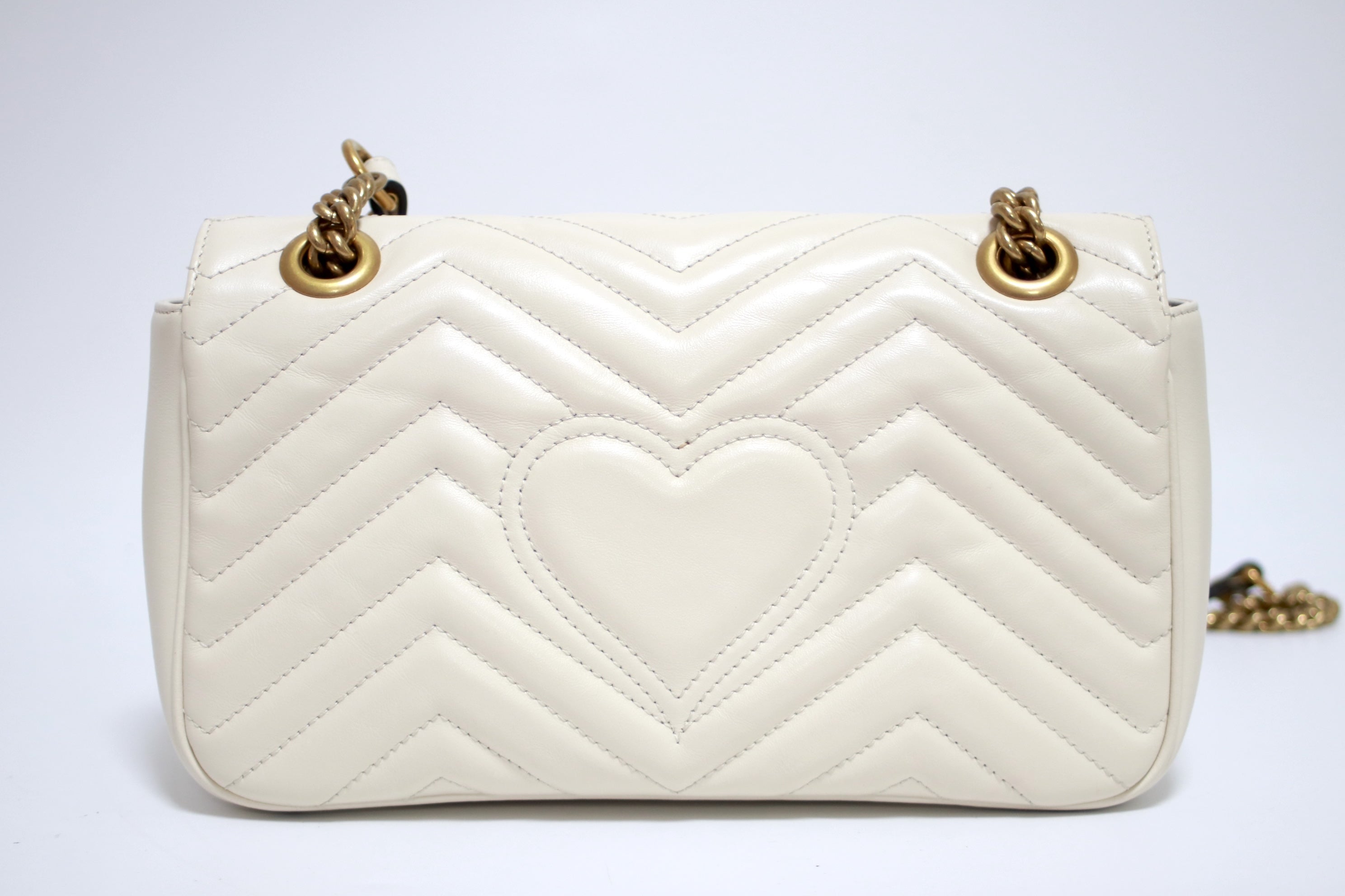 Borsa a tracolla piccola Gucci Marmont Flap usata