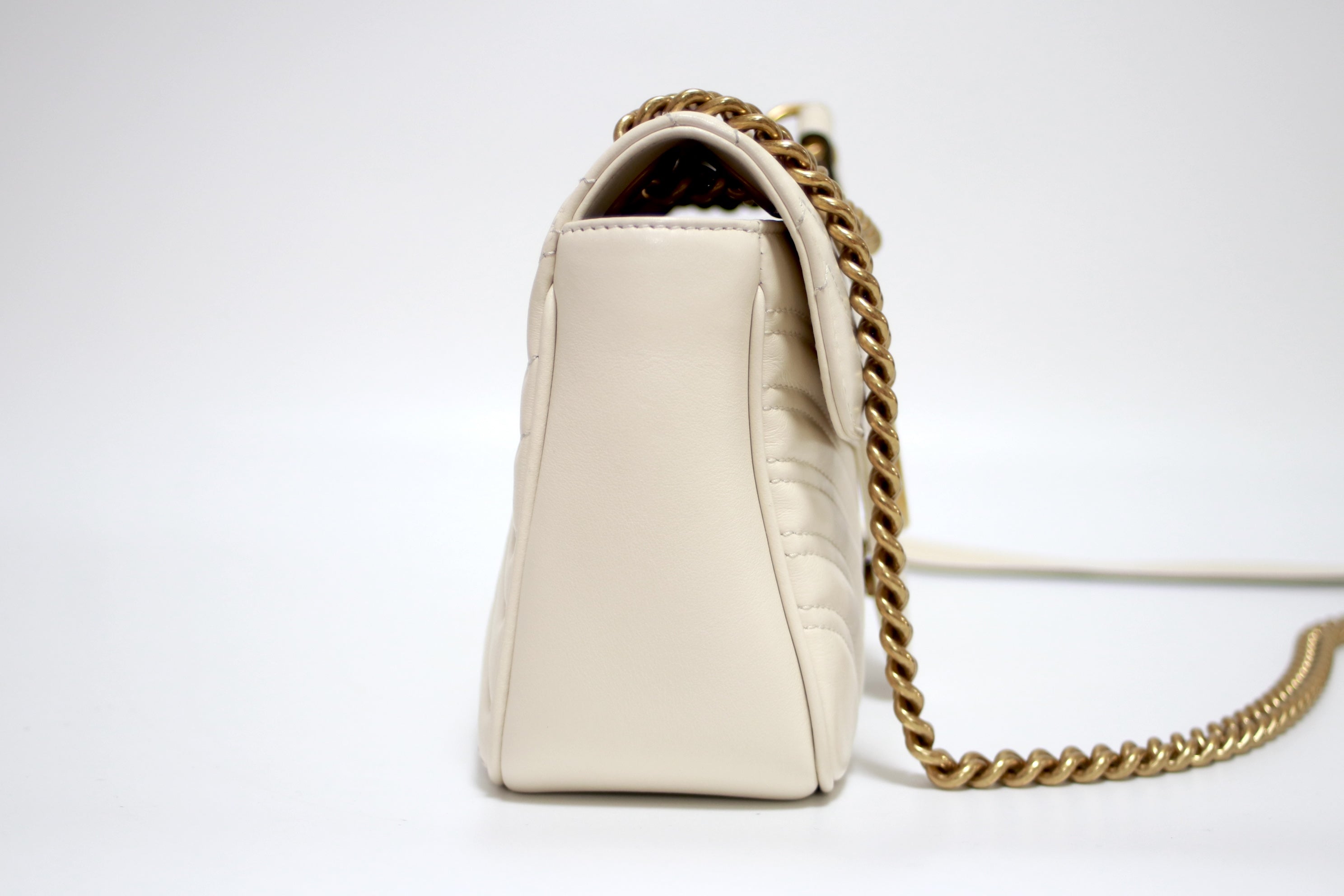 Borsa a tracolla piccola Gucci Marmont Flap usata