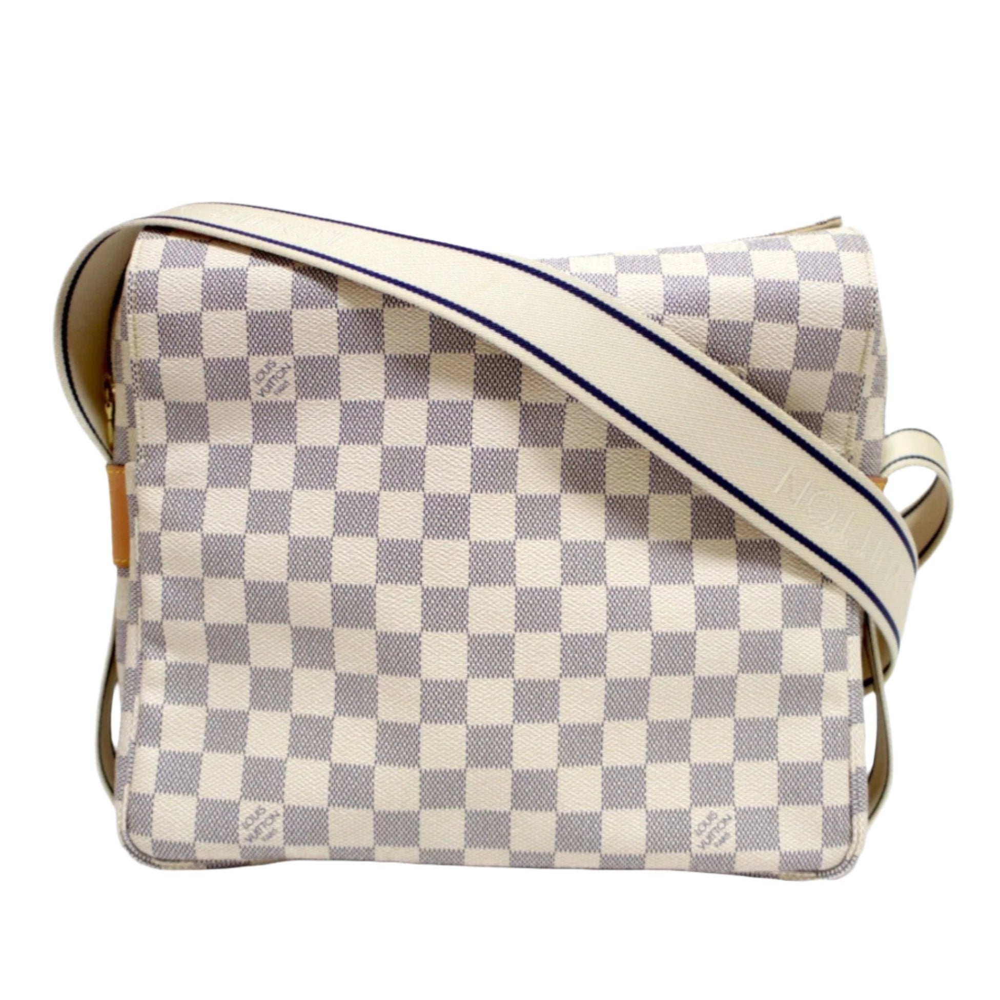 Louis Vuitton Naviglio Damier Azur Messenger Bag Used