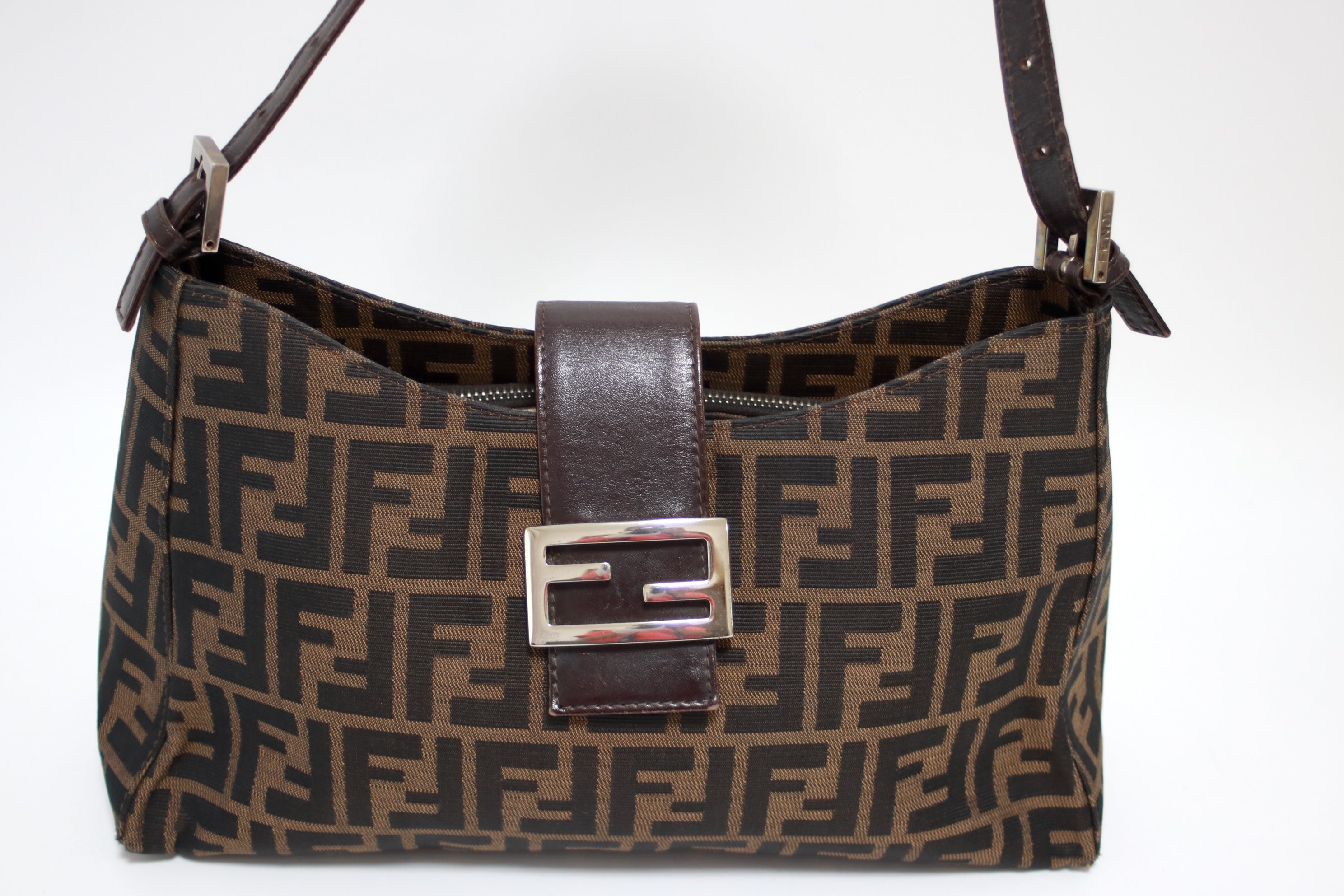 Fendi Zucca Shoulder Bag Used