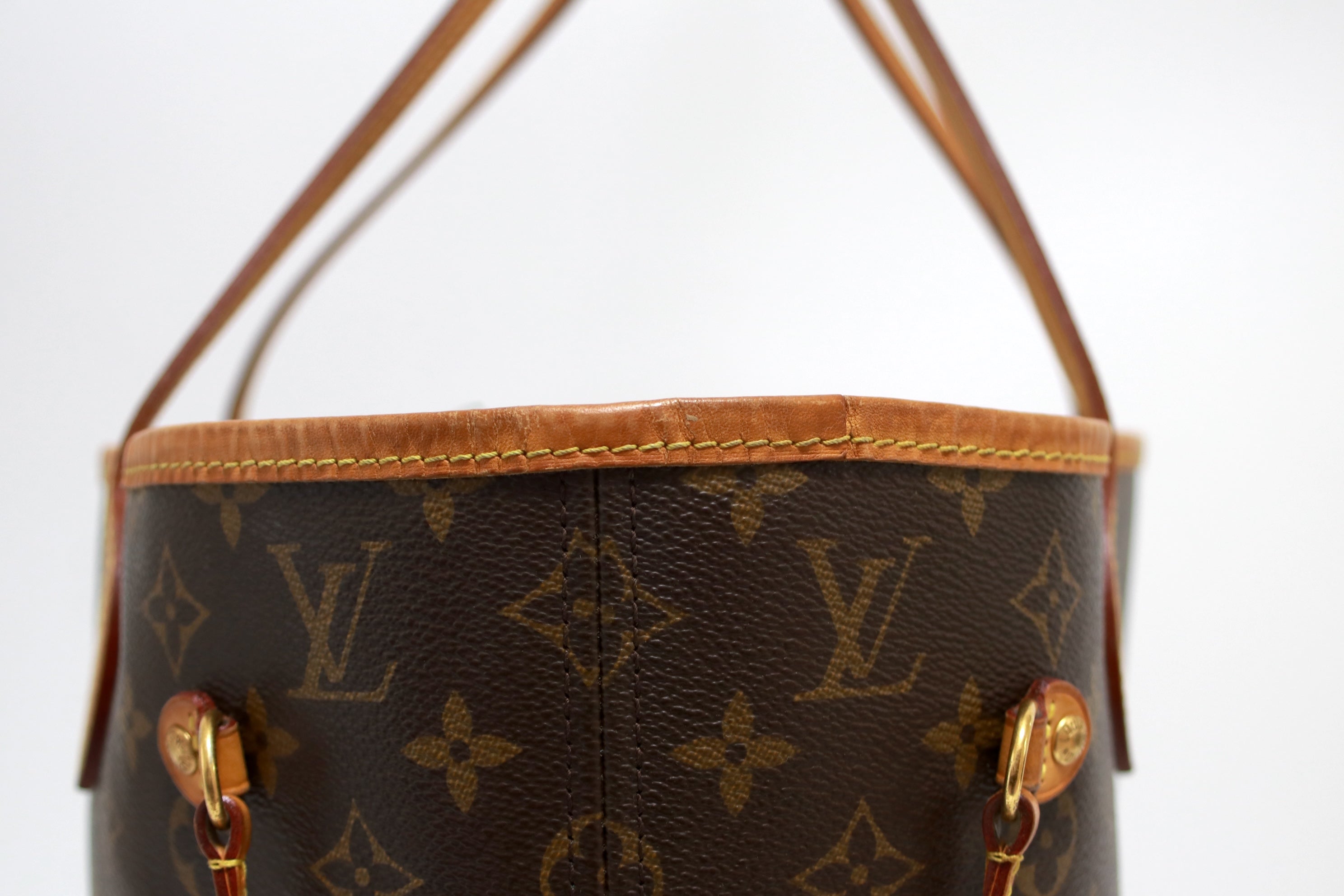 Louis Vuitton Limited Edition Neverfull MM V Turquoise Shoulder Bag Used
