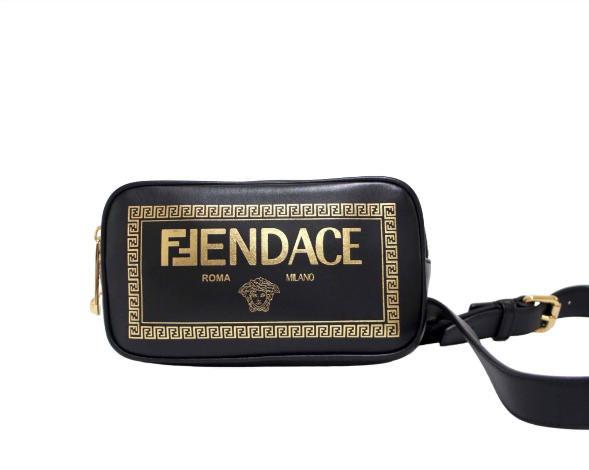 Fendace Fendi and Versace Camera Bag Used (8252)
