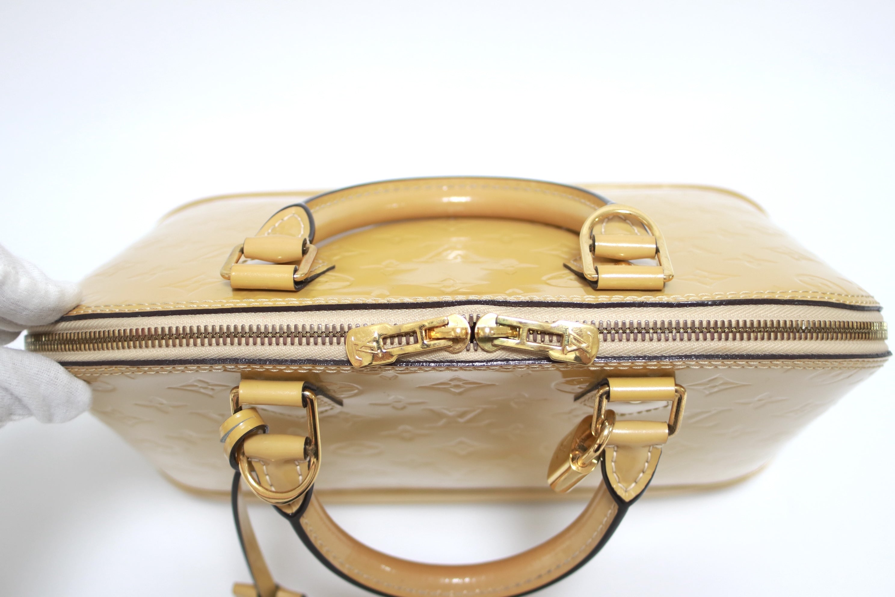 Louis Vuitton Alma PM Vernis Patent Handbag