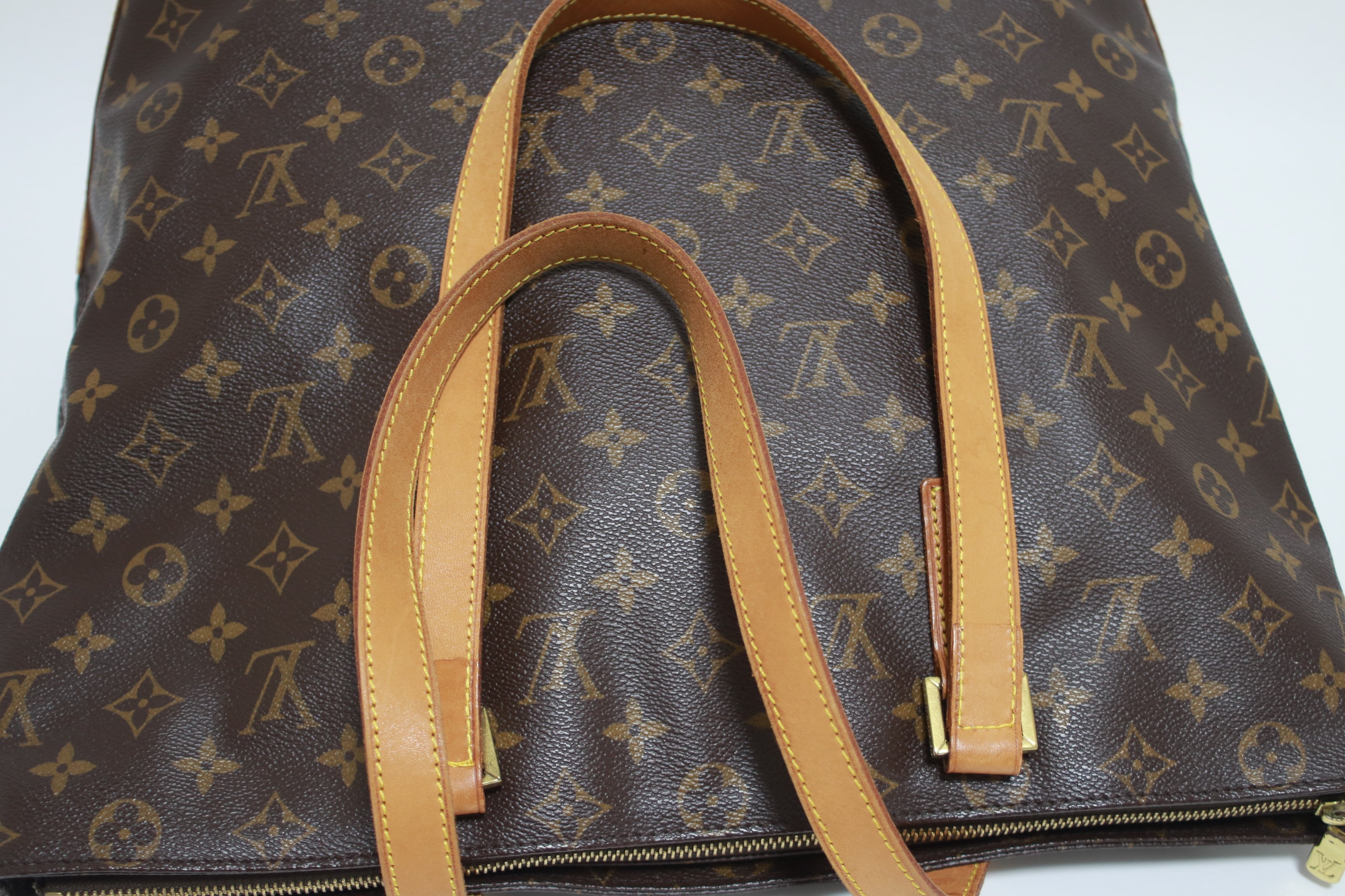 Louis Vuitton Cabas Mezzo Shoulder Tote Bag Used
