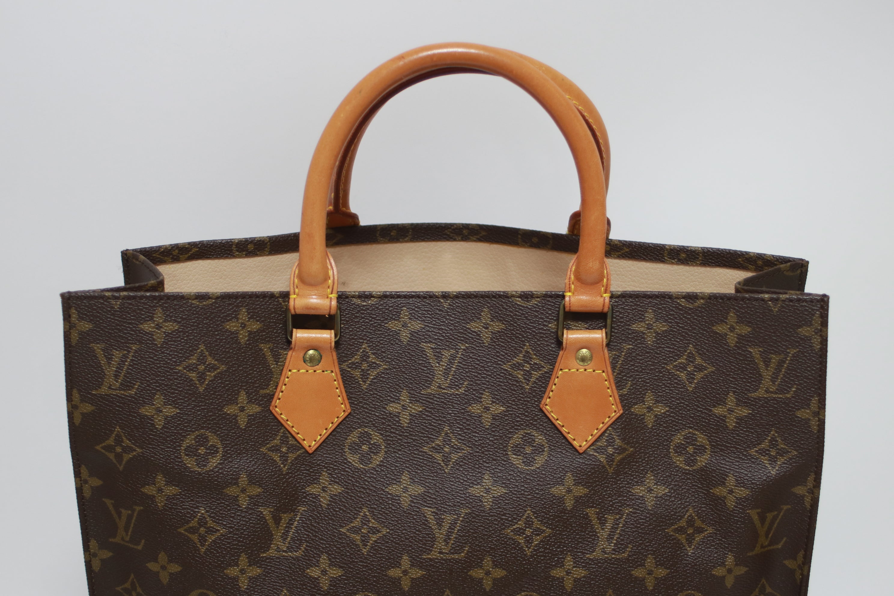 Louis Vuitton Sac Plat Tote Bag Used