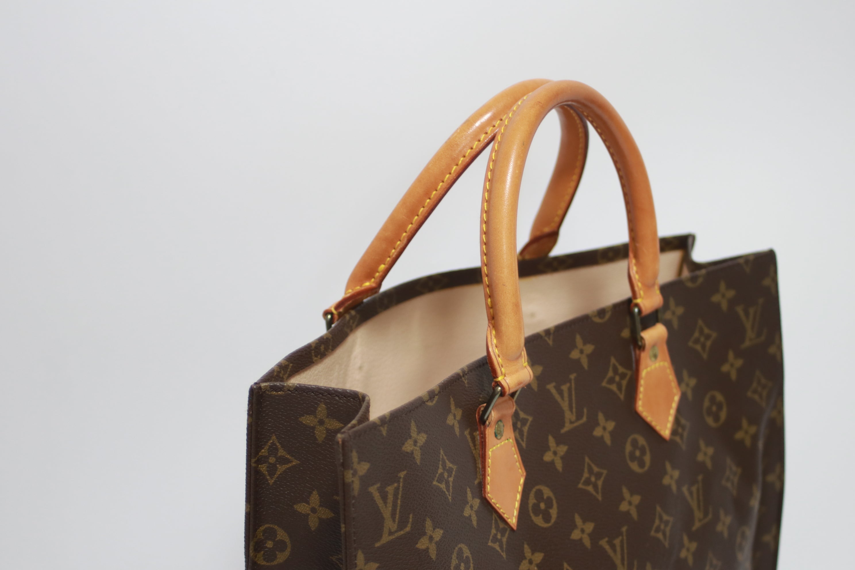 Louis Vuitton Sac Plat Tote Bag Used