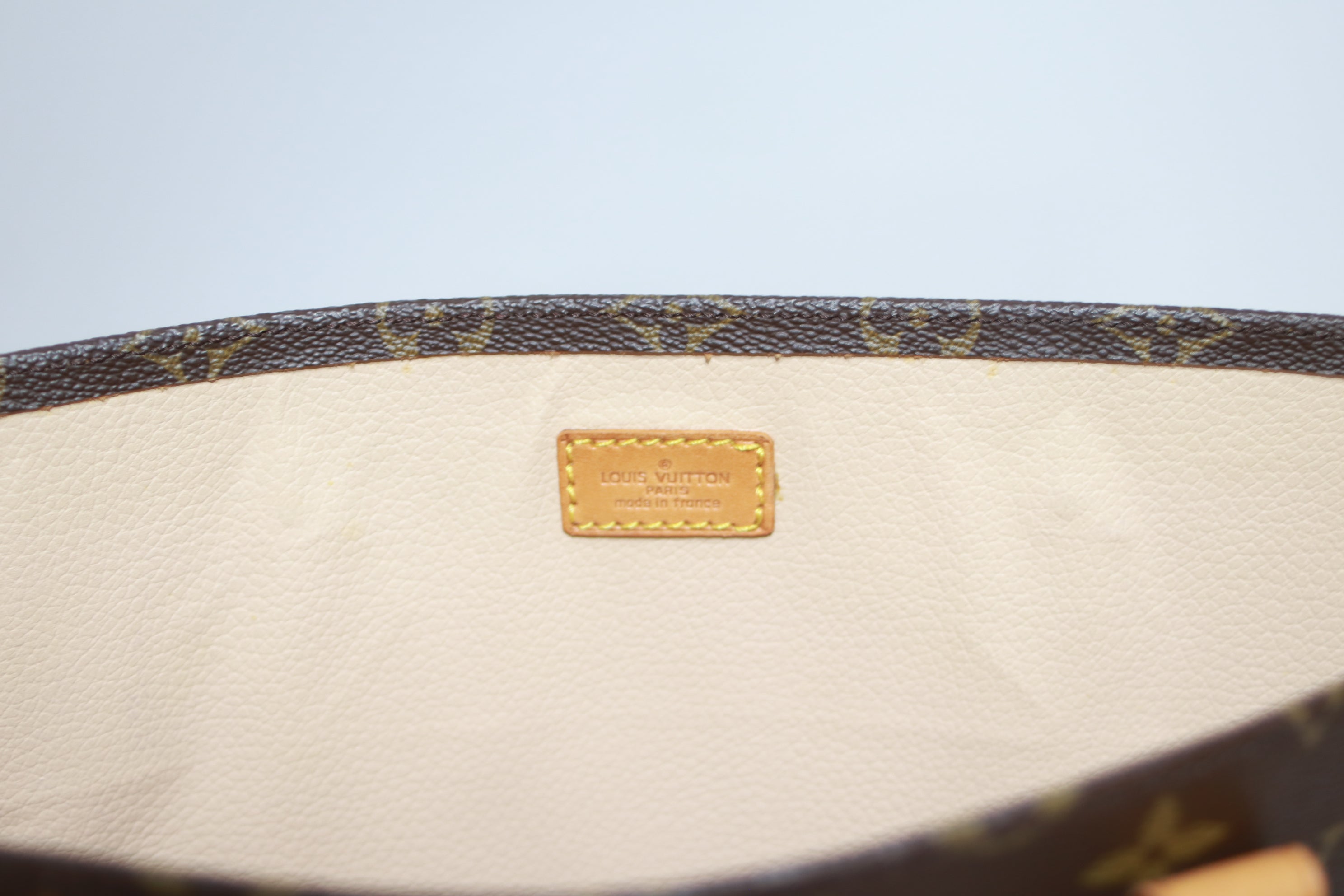 Louis Vuitton Sac Plat Tote Bag Used