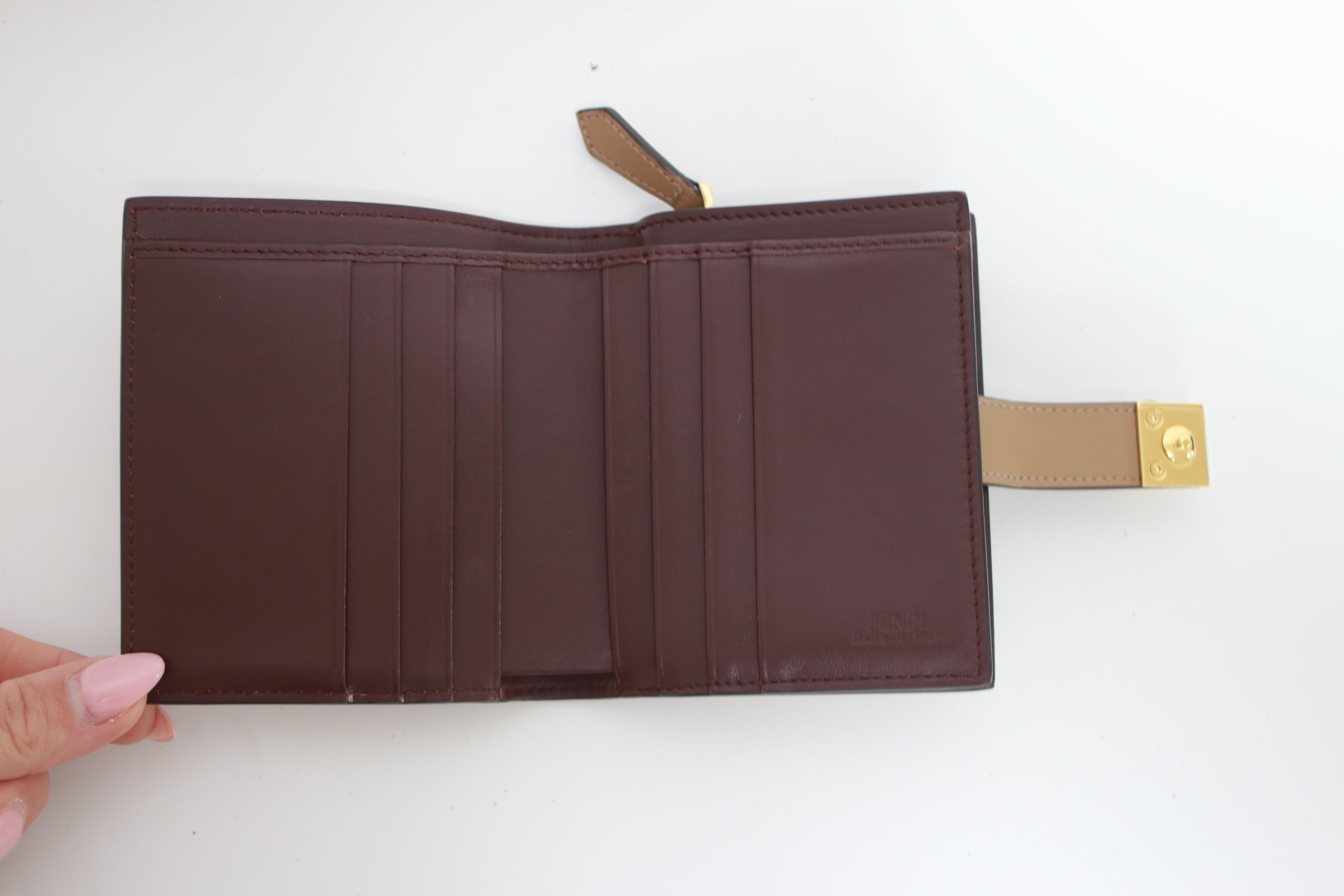Fendi Compact Wallet Used