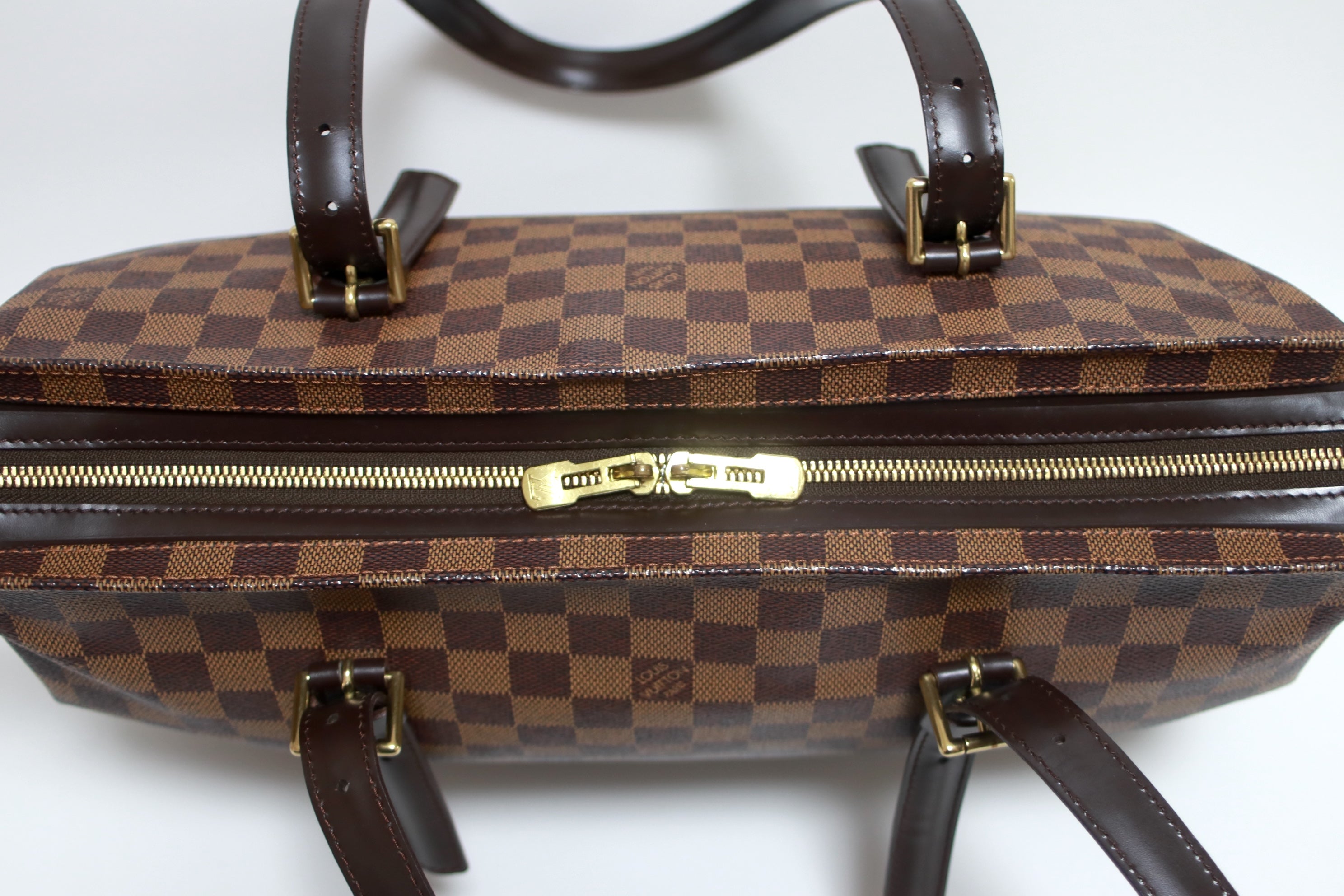 Louis Vuitton Chelsea Damier Ebene Shoulder Tote Bag Used