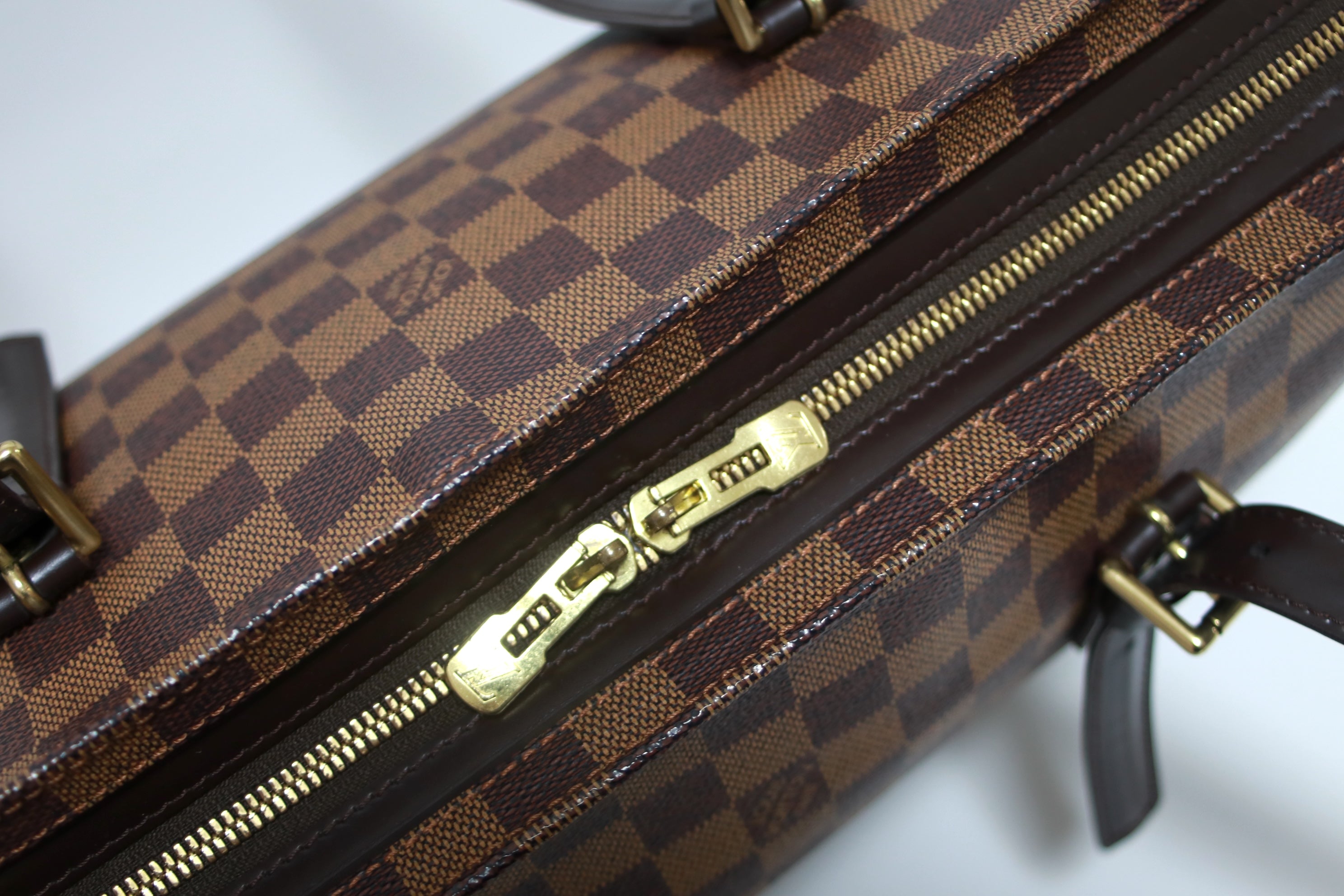 Louis Vuitton Chelsea Damier Ebene Shoulder Tote Bag Used