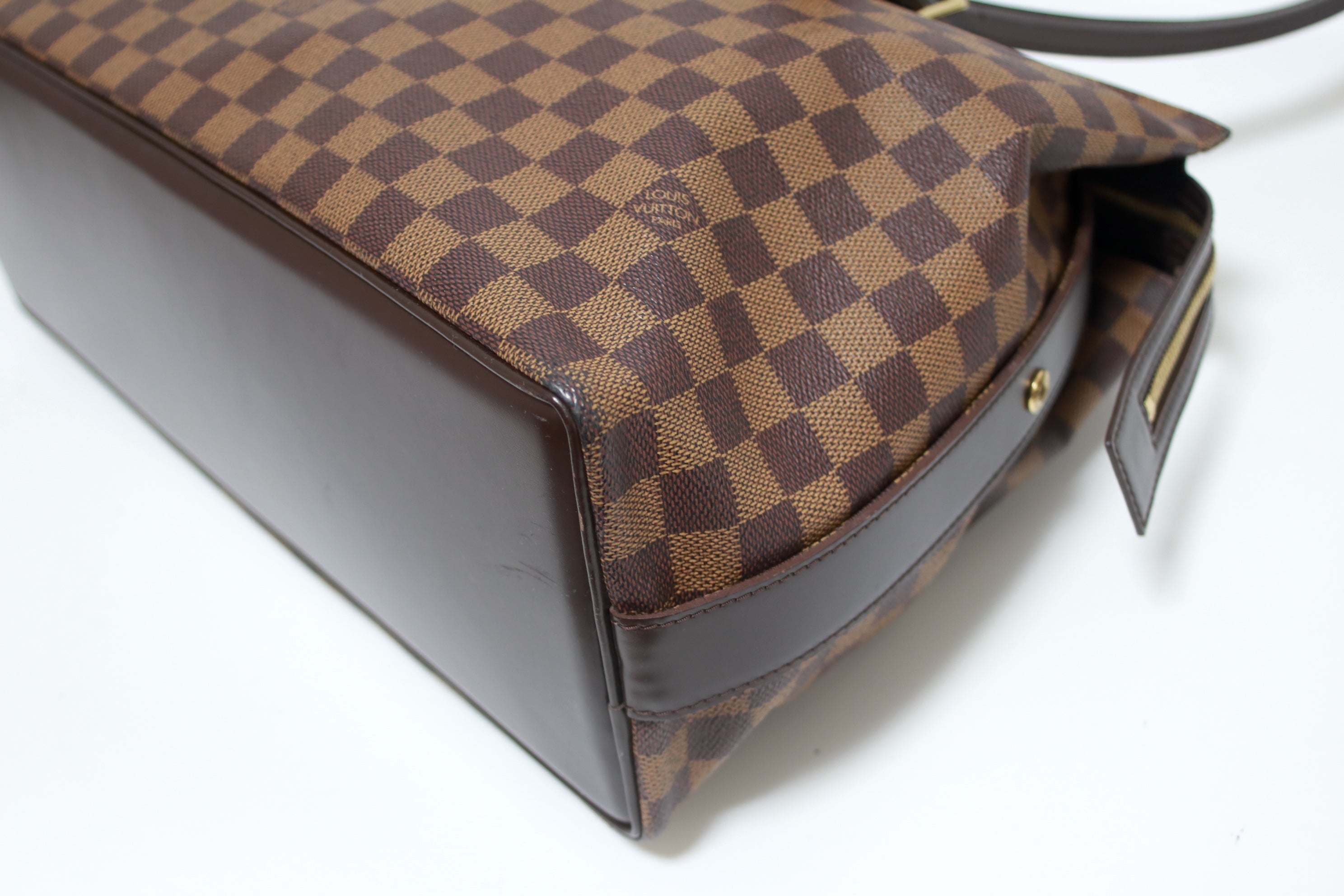 Louis Vuitton Chelsea Damier Ebene Shoulder Tote Bag Used
