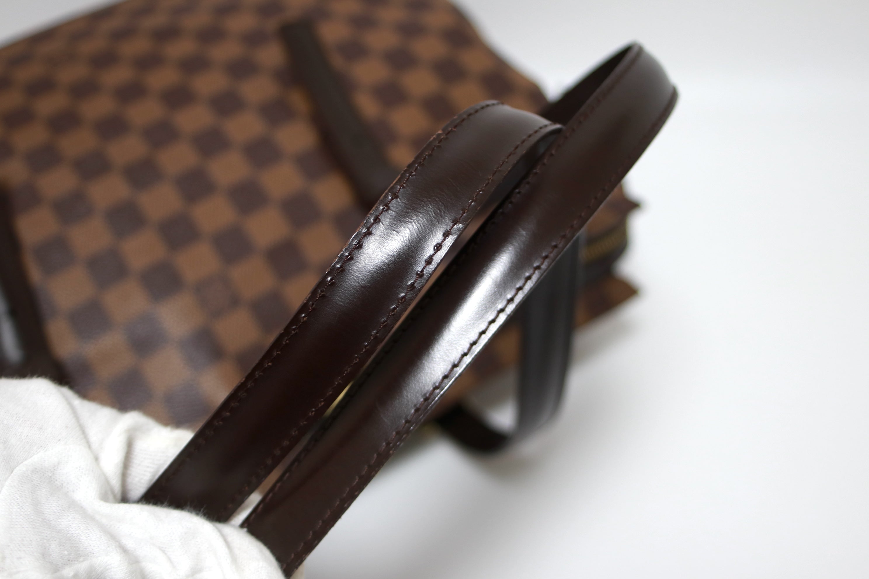 Louis Vuitton Chelsea Damier Ebene Shoulder Tote Bag Used