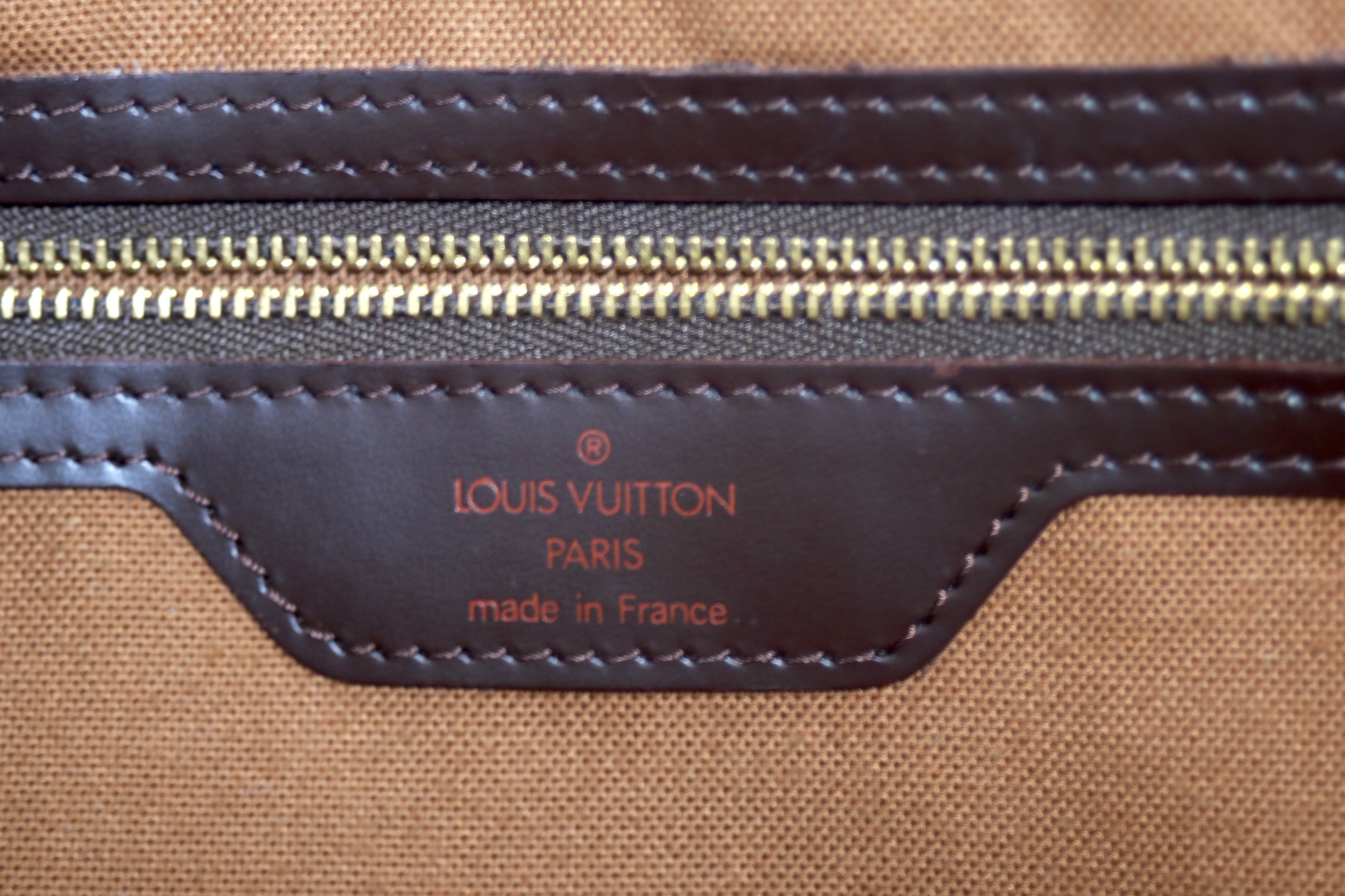 Louis Vuitton Chelsea Damier Ebene Shoulder Tote Bag Used