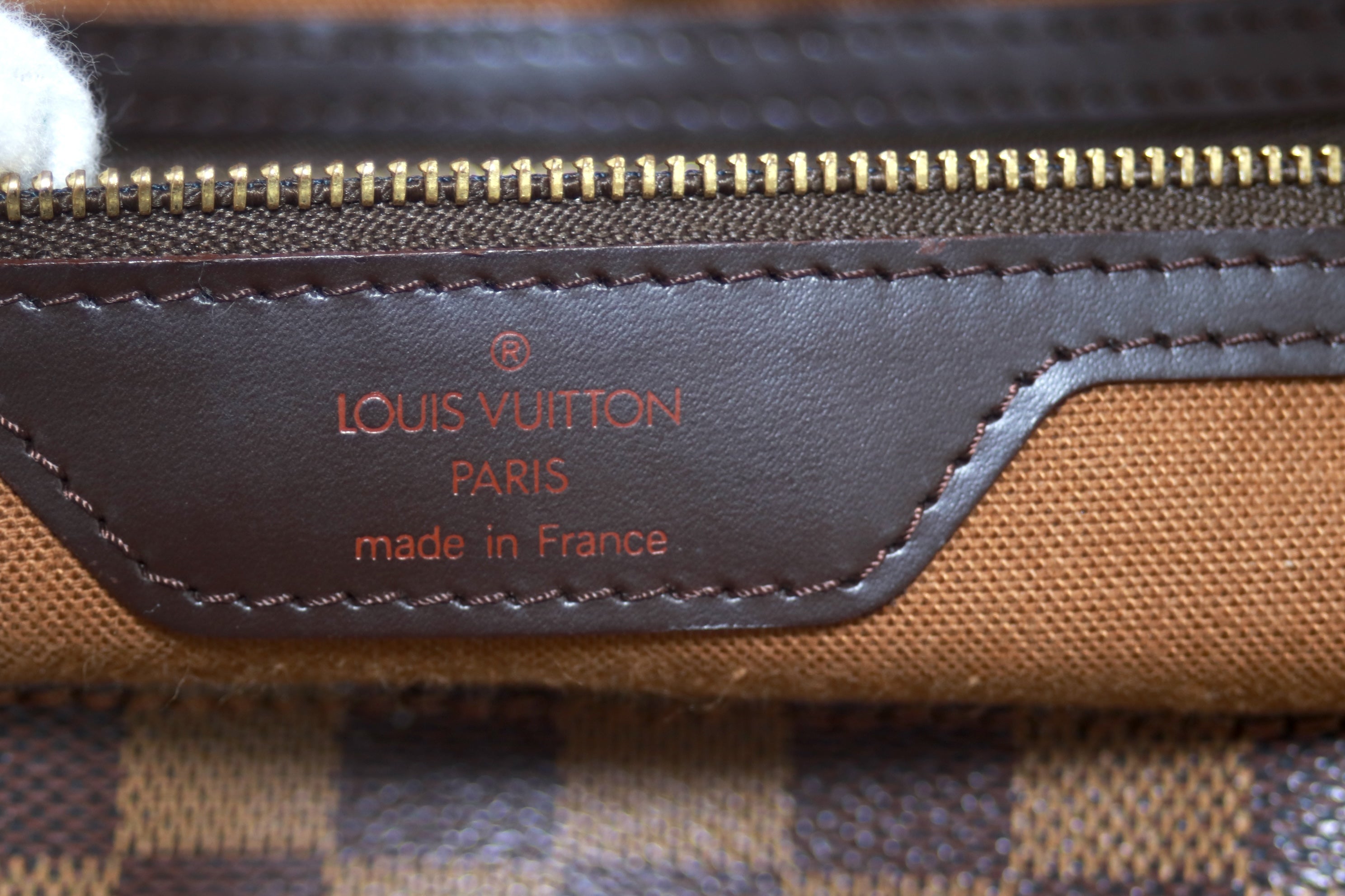 Louis Vuitton Chelsea Damier Ebene Shoulder Tote Bag Used