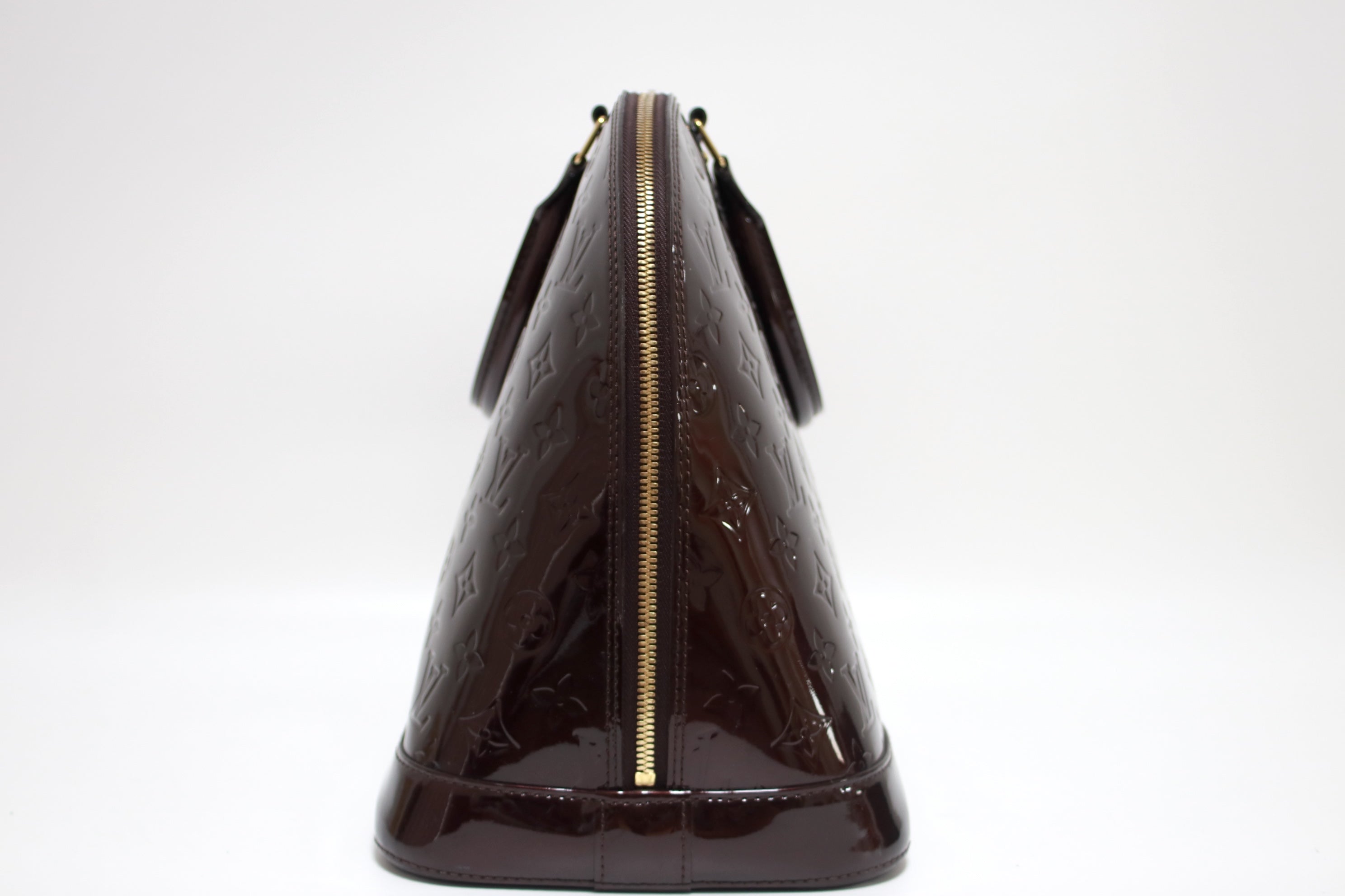 Louis Vuitton Alma GM Vernis Amarante Handbag