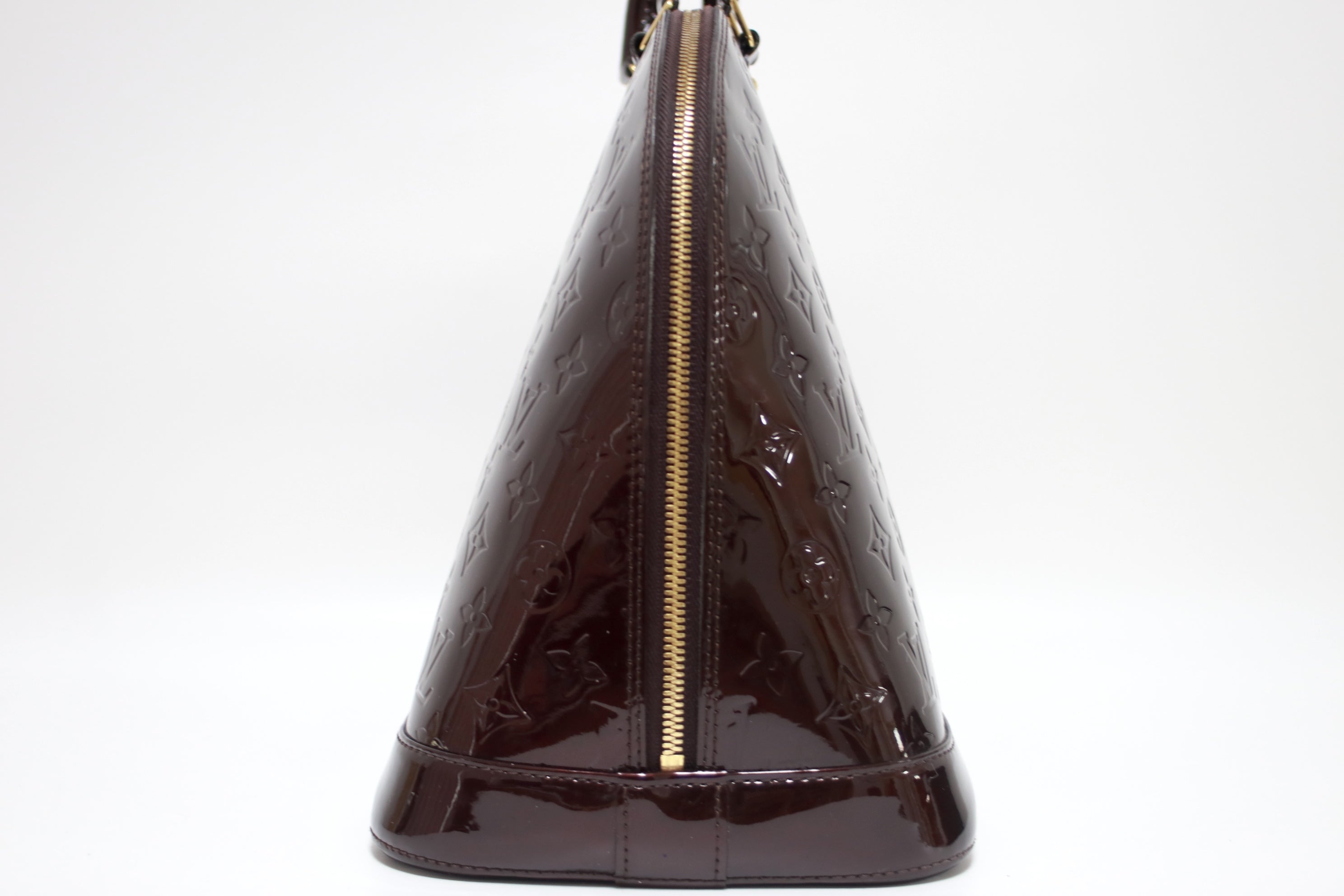 Louis Vuitton Alma GM Vernis Amarante Handbag