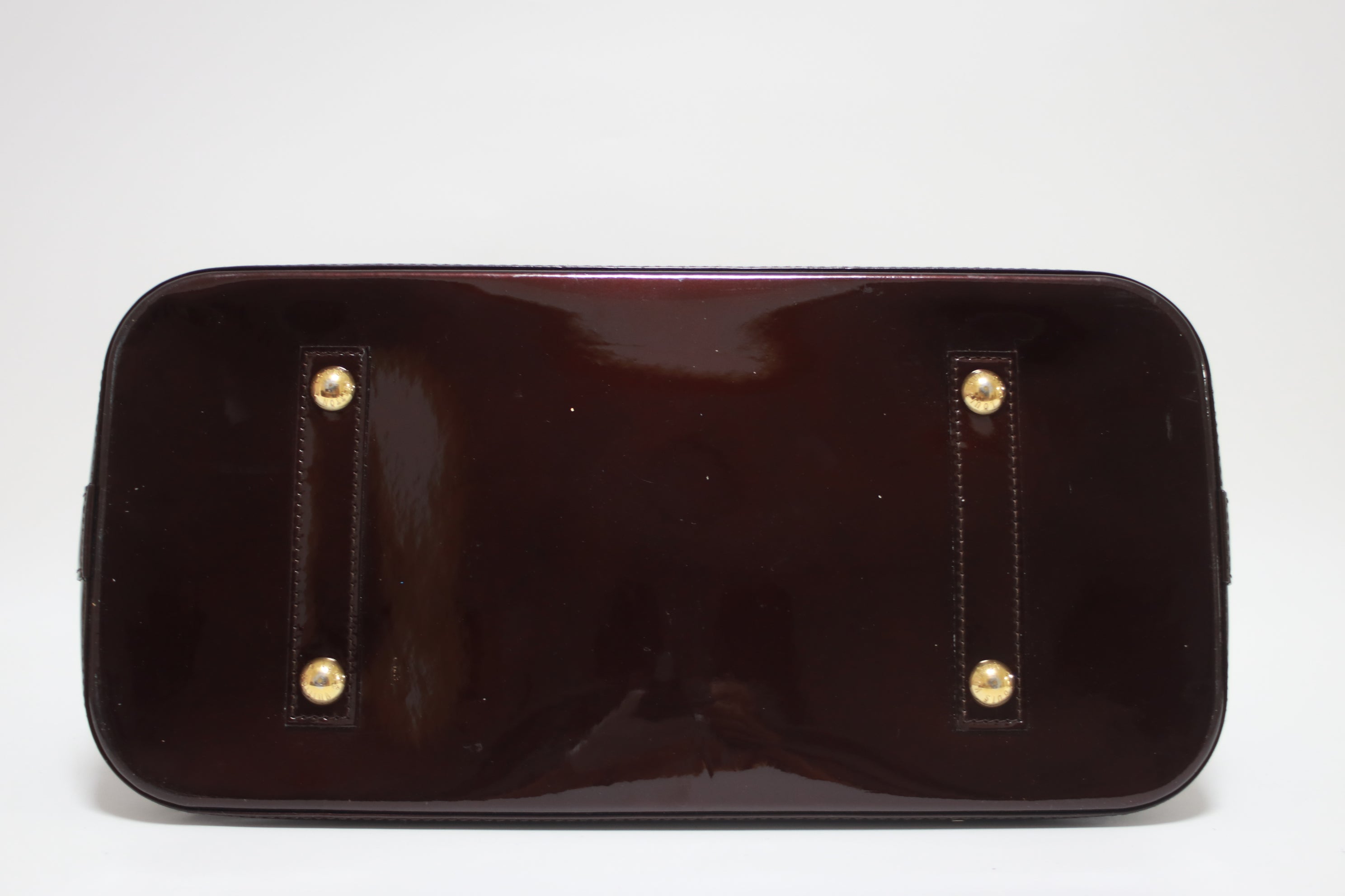 Louis Vuitton Alma GM Vernis Amarante Handbag