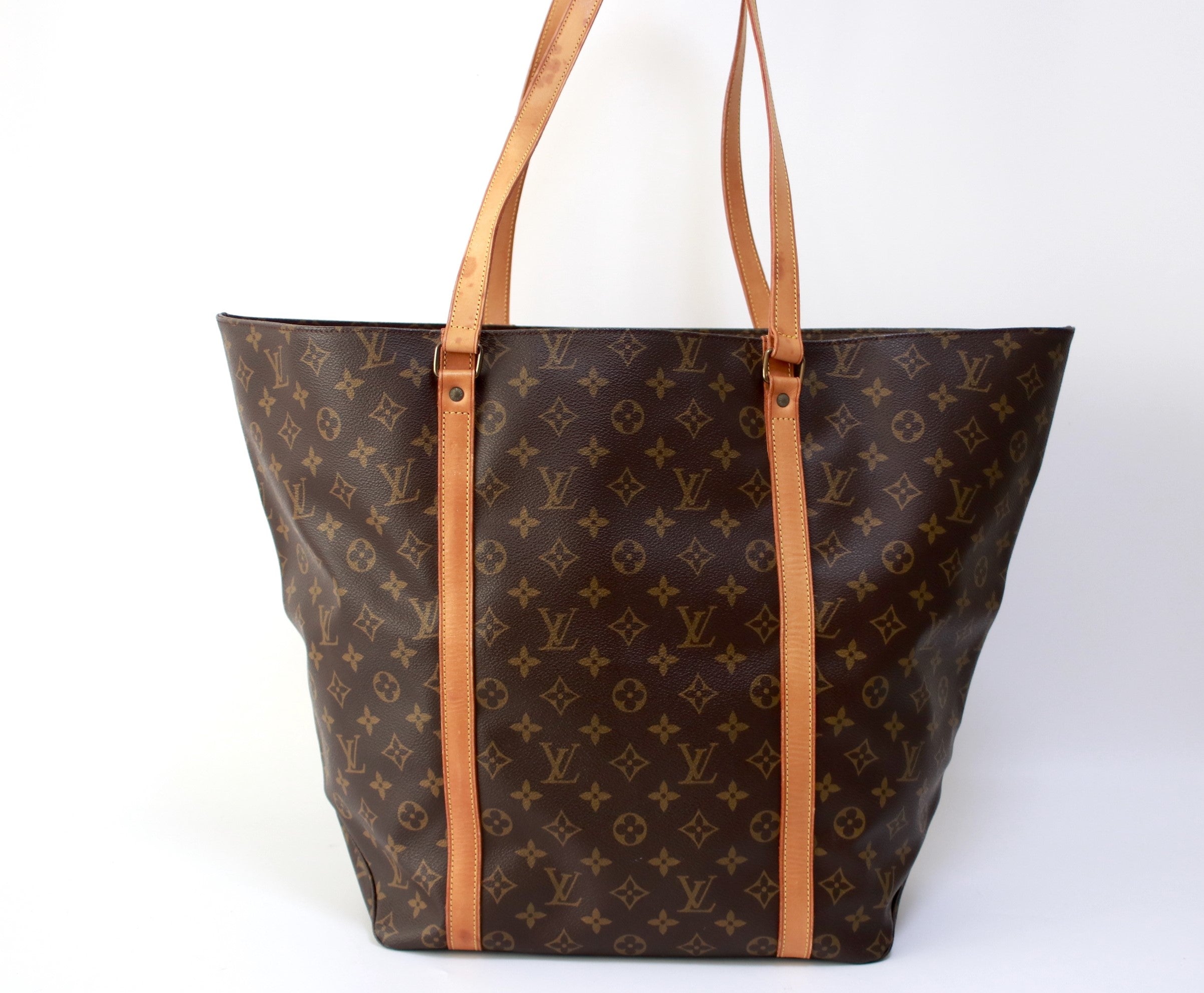 Louis Vuitton Sac Shopping GM Shoulder Tote Bag Used