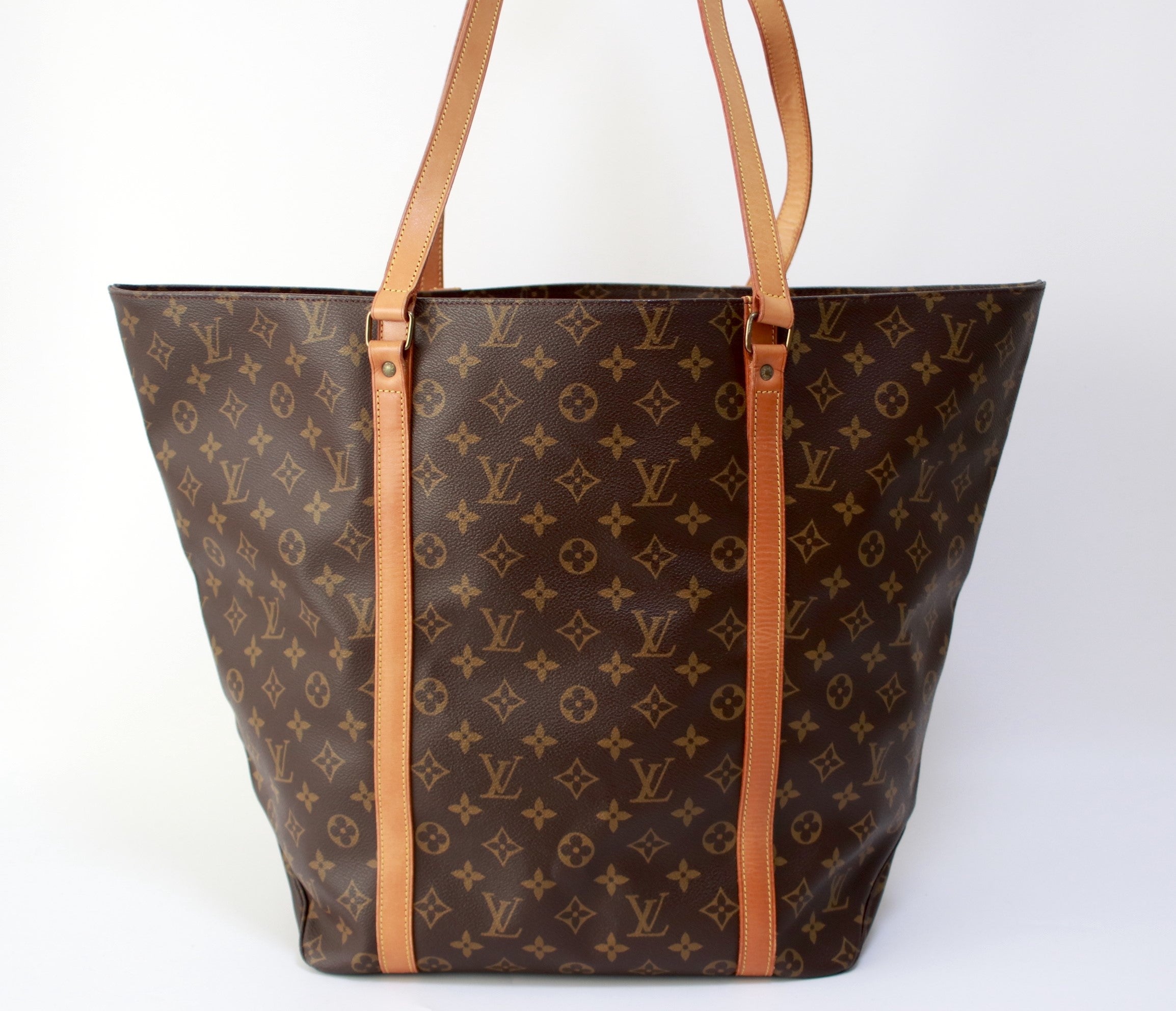 Louis Vuitton Sac Shopping GM Shoulder Tote Bag Used