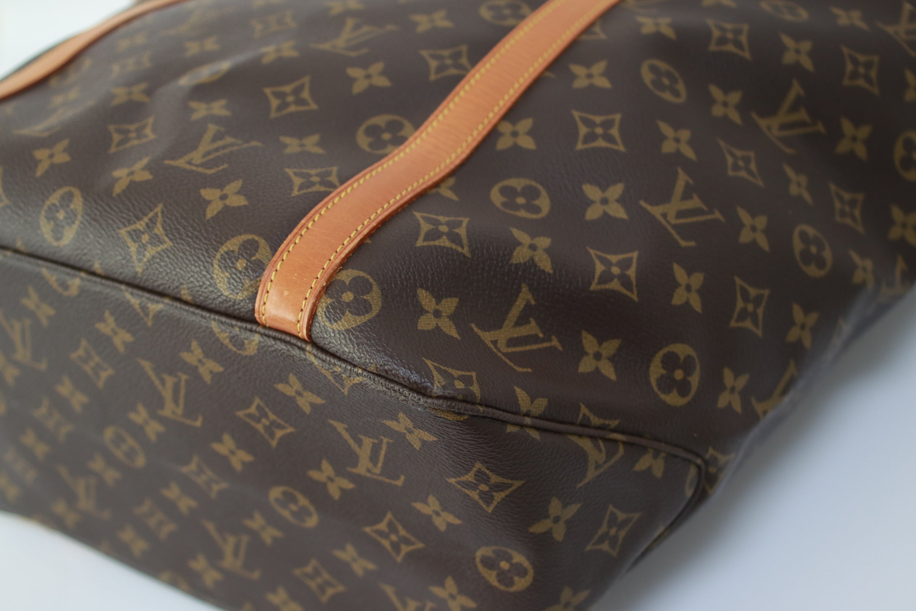 Louis Vuitton Sac Shopping GM Shoulder Tote Bag Used
