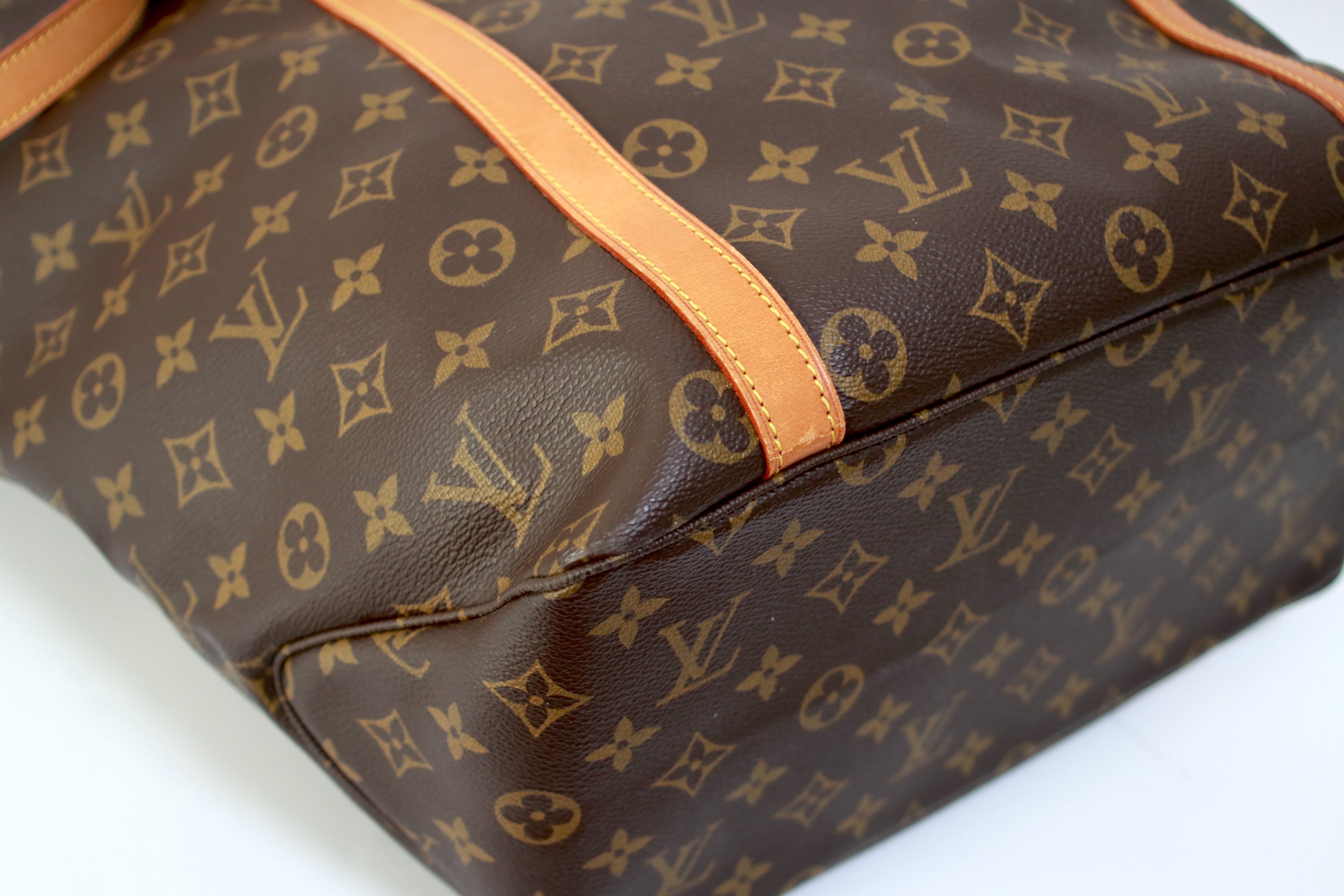 Louis Vuitton Sac Shopping GM Shoulder Tote Bag Used