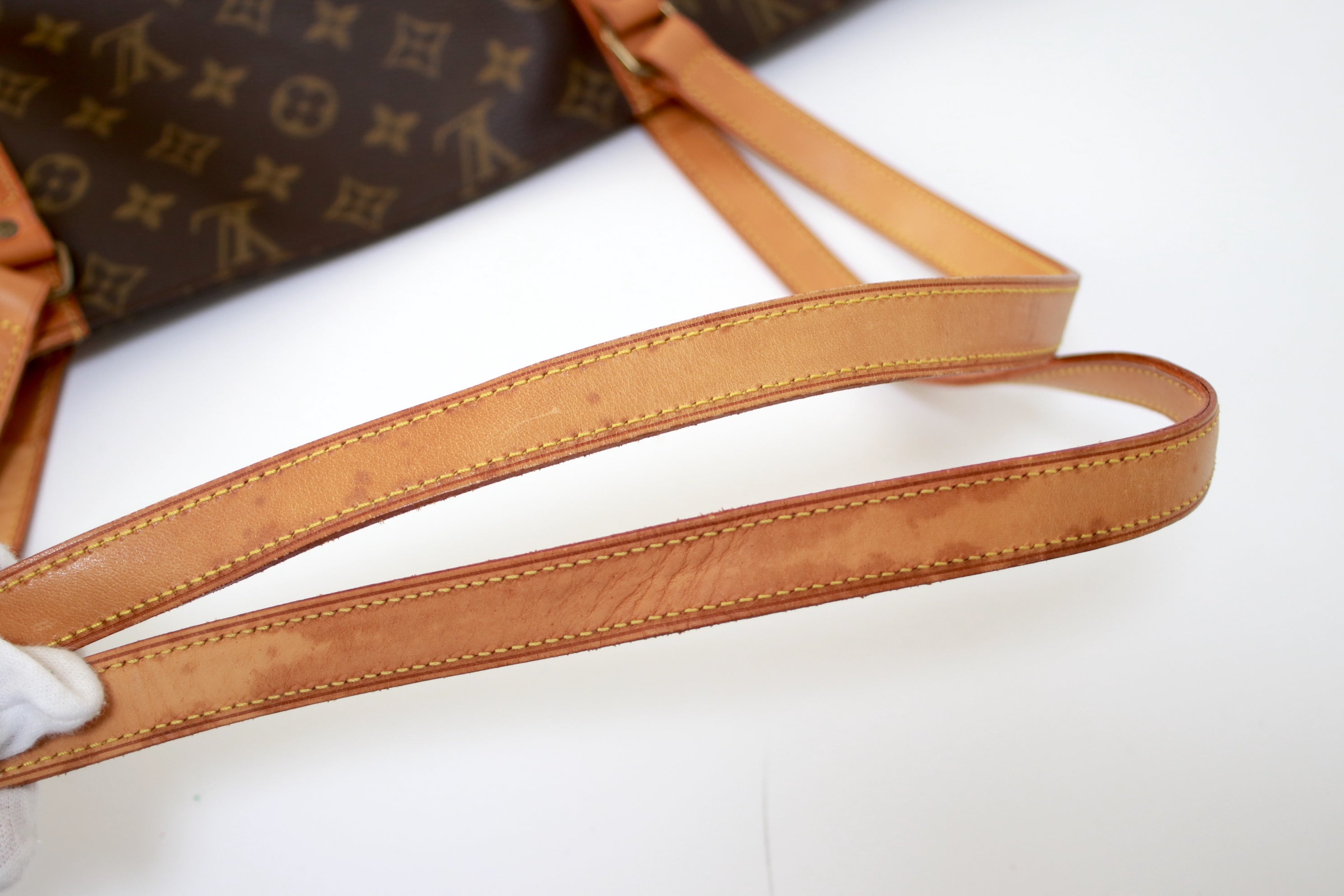 Louis Vuitton Sac Shopping GM Shoulder Tote Bag Used
