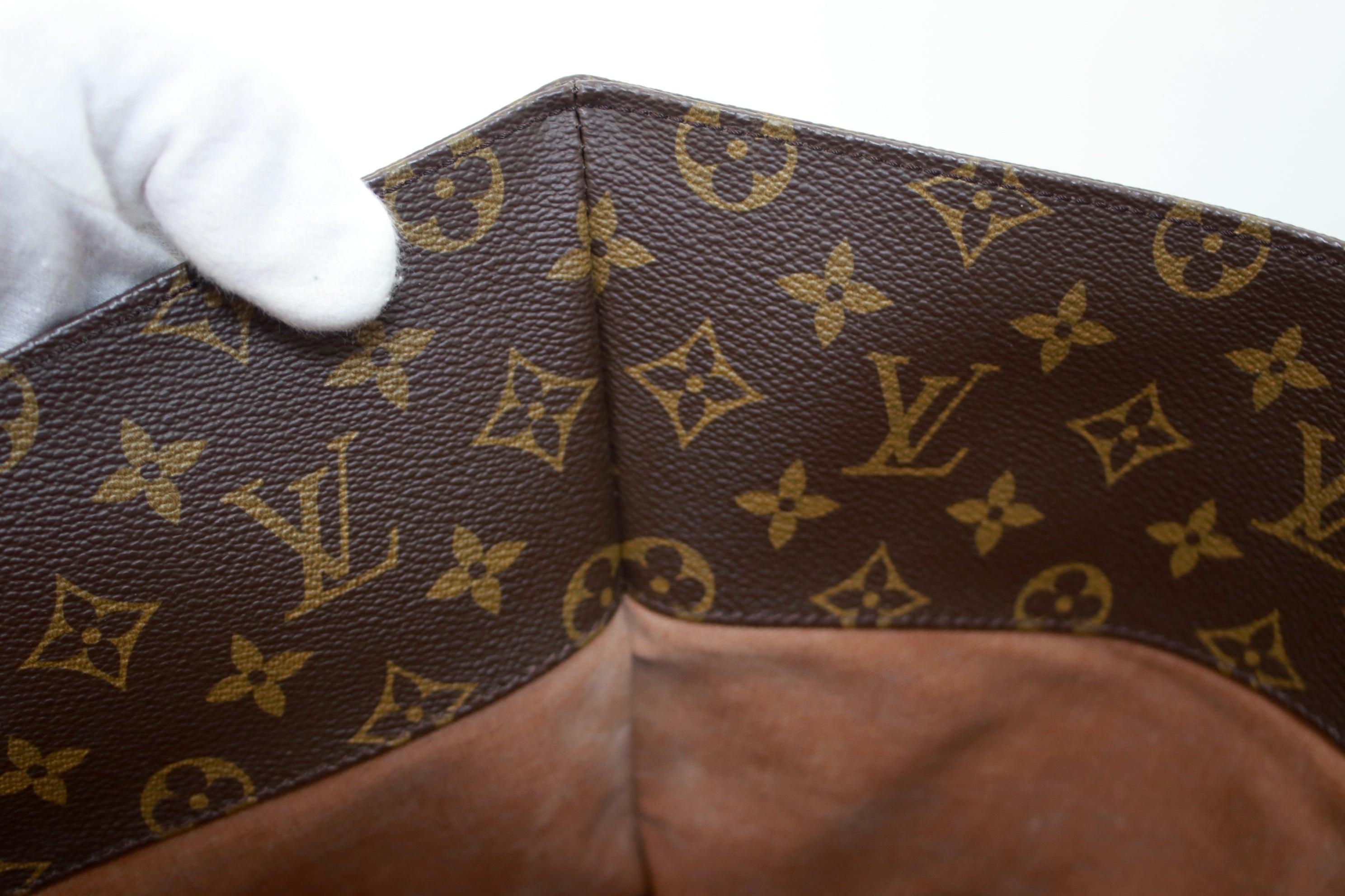 Louis Vuitton Sac Shopping GM Shoulder Tote Bag Used