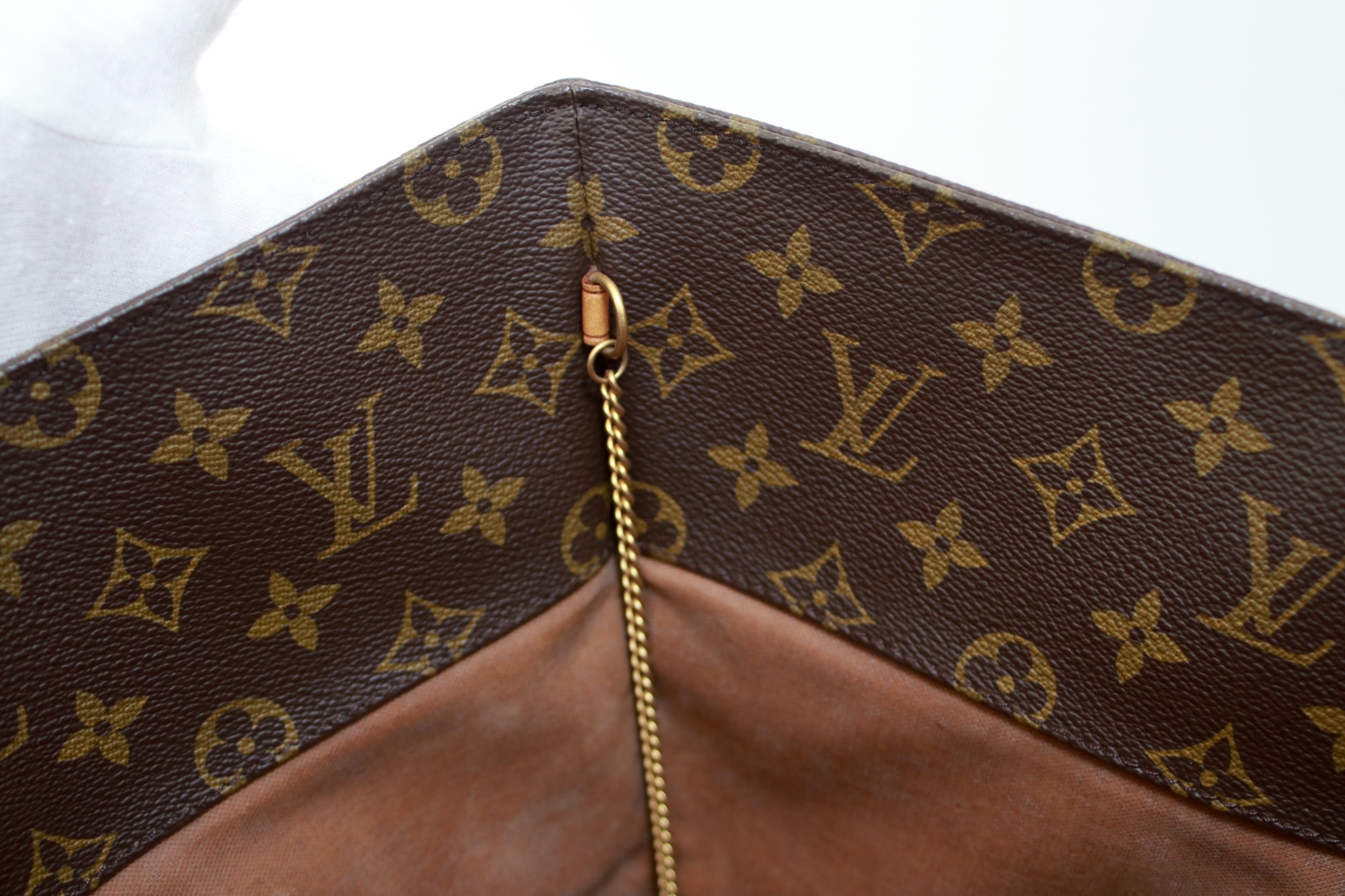 Louis Vuitton Sac Shopping GM Shoulder Tote Bag Used