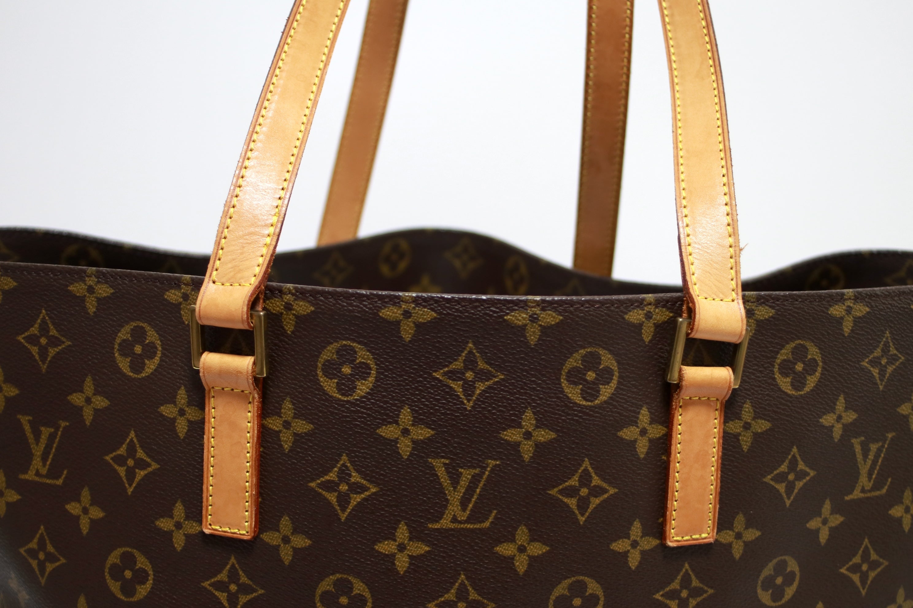 Louis Vuitton Cabas Alto Shoulder Tote Bag Used