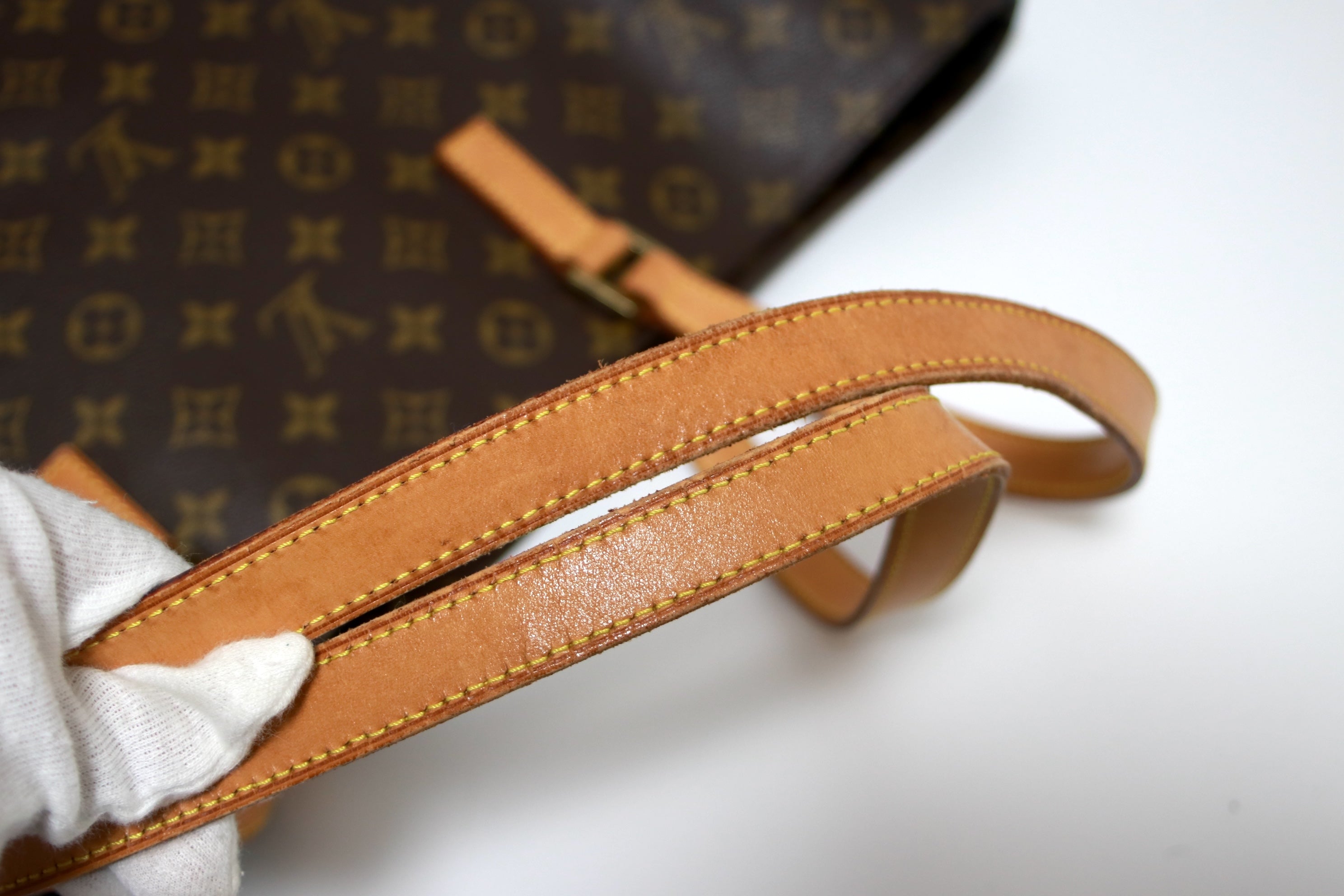 Louis Vuitton Cabas Alto Shoulder Tote Bag Used