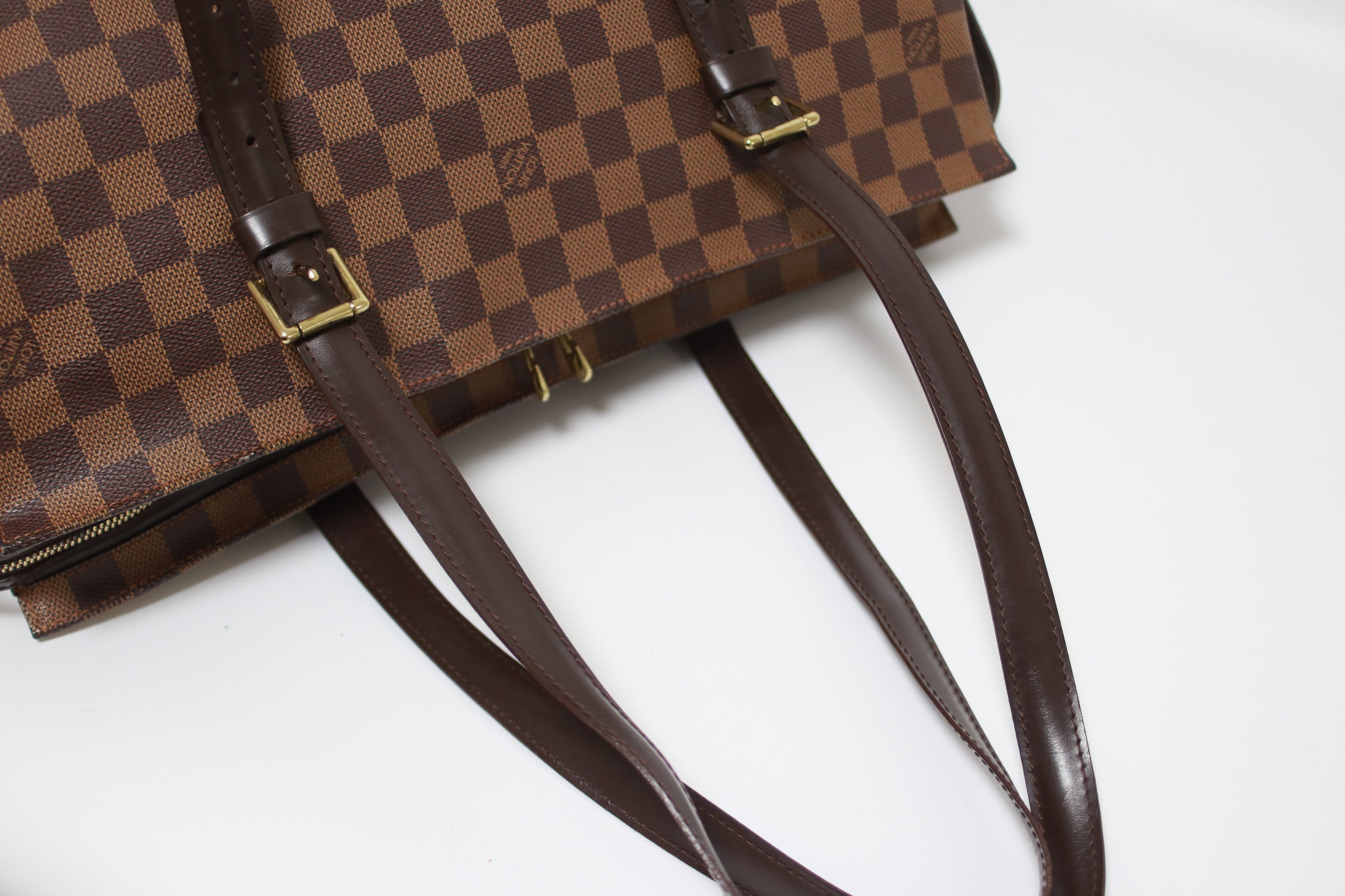 Louis Vuitton Chelsea Damier Ebene Shoulder Bag Used