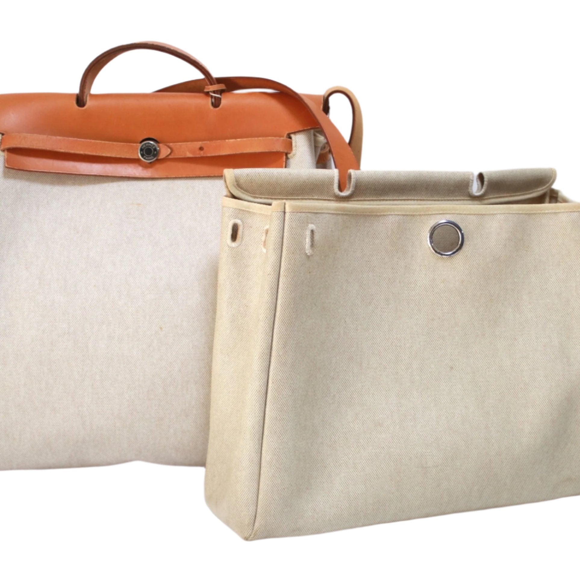 Hermes Herbag MM 2 in 1 Two Way Shoulder Bag Used
