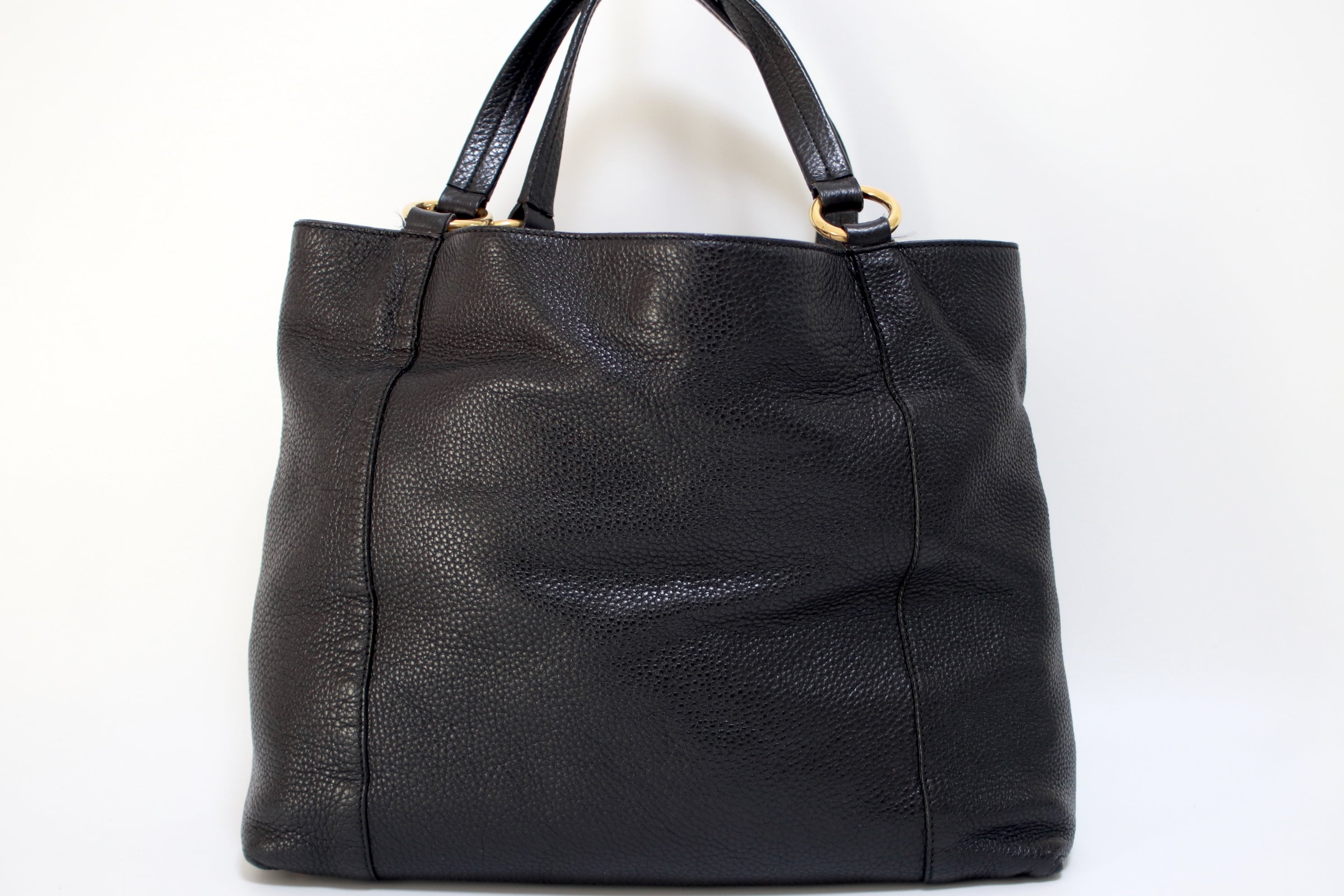Gucci Twill Shoulder Tote Bag Used