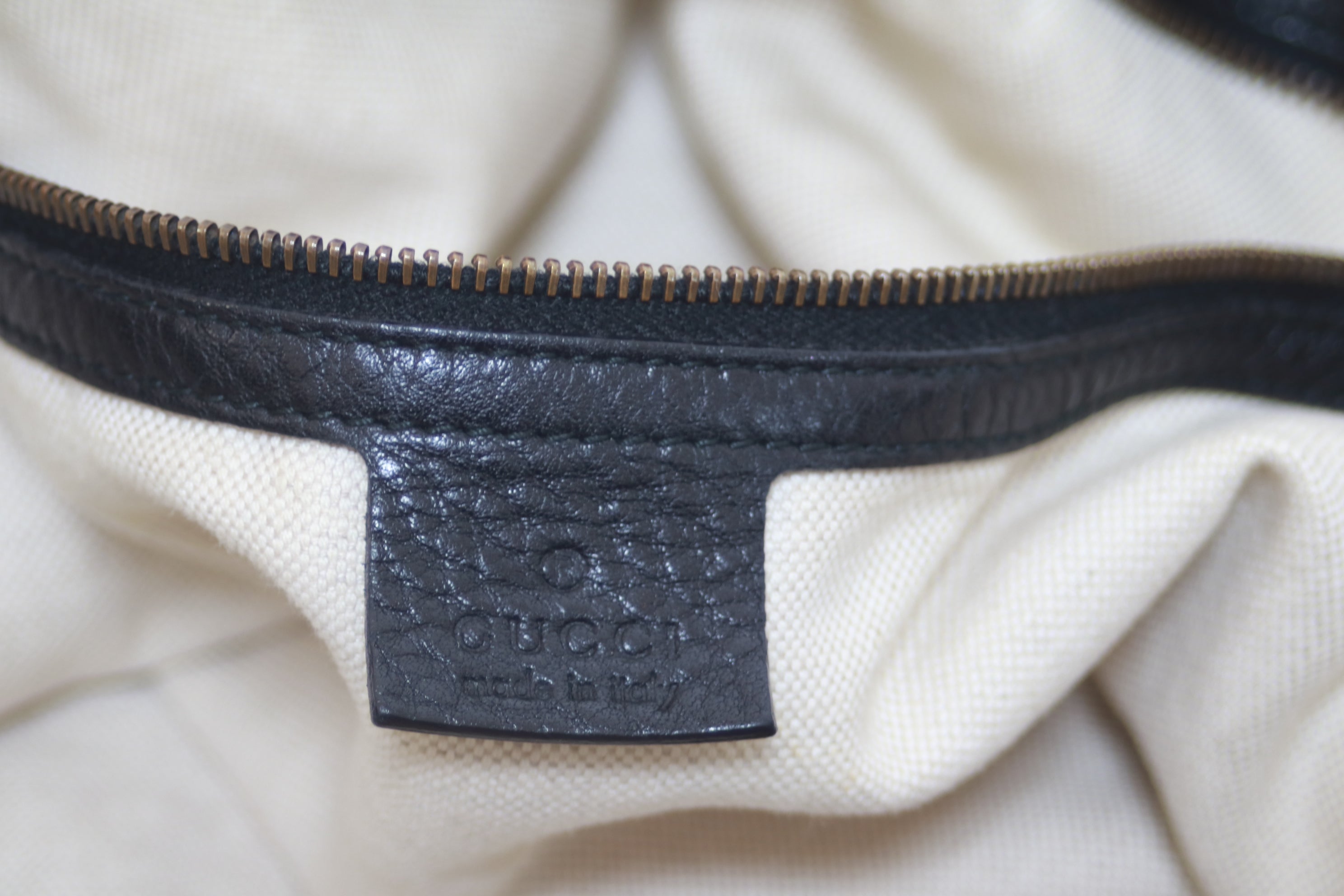 Gucci Twill Shoulder Tote Bag Used