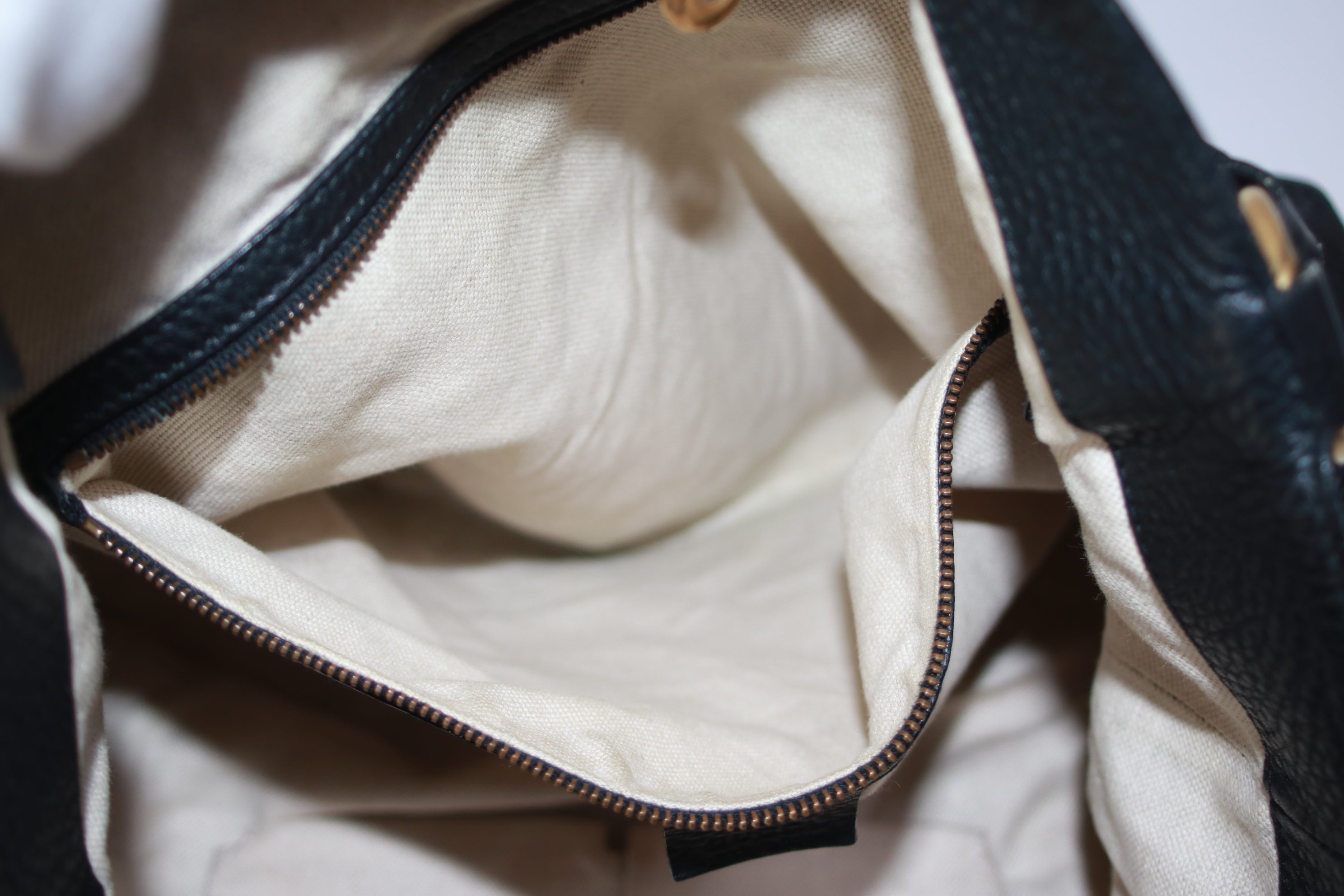 Gucci Twill Shoulder Tote Bag Used
