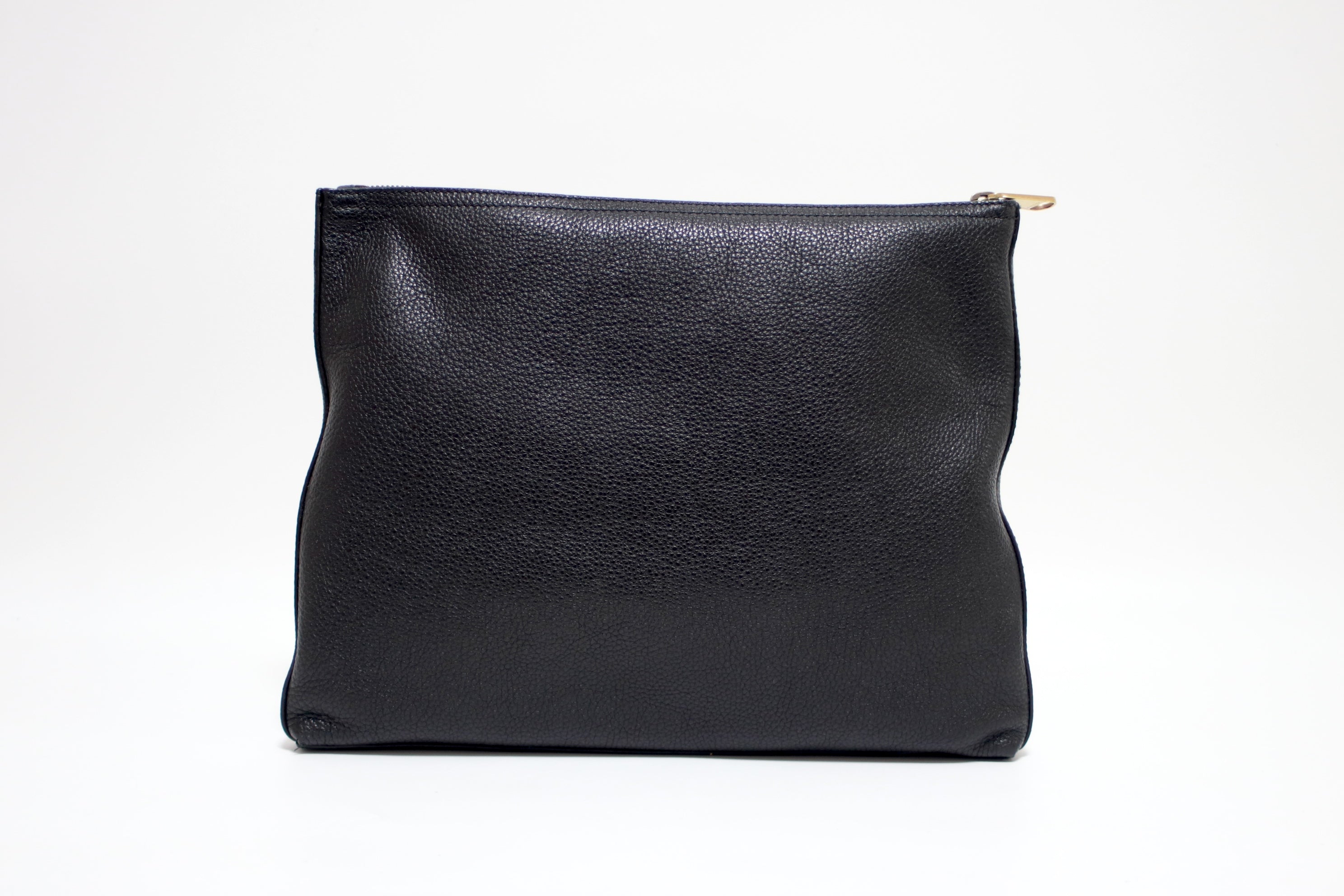 Gucci Leather Clutch Black Used