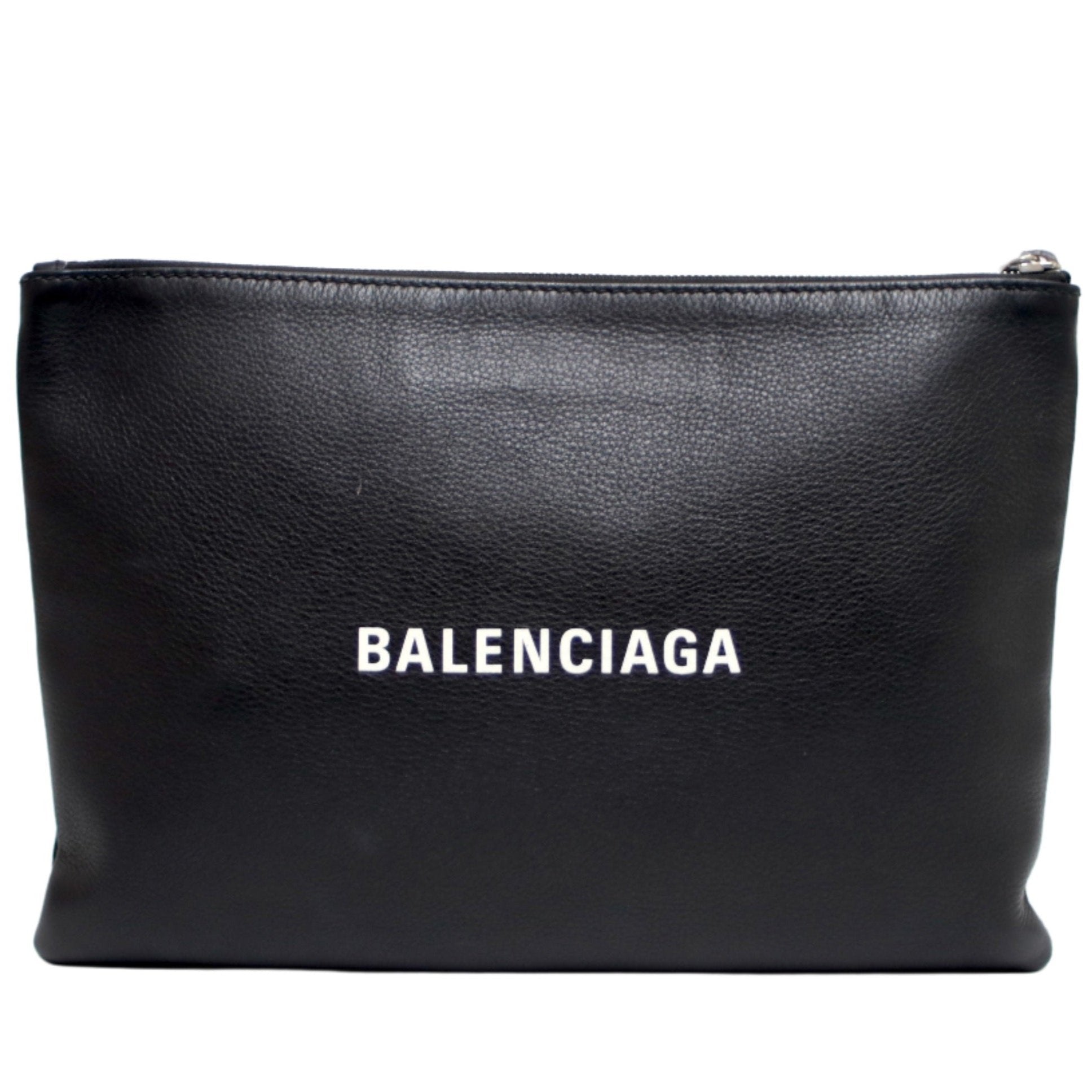 Balenciaga Clutch Bag Black Used