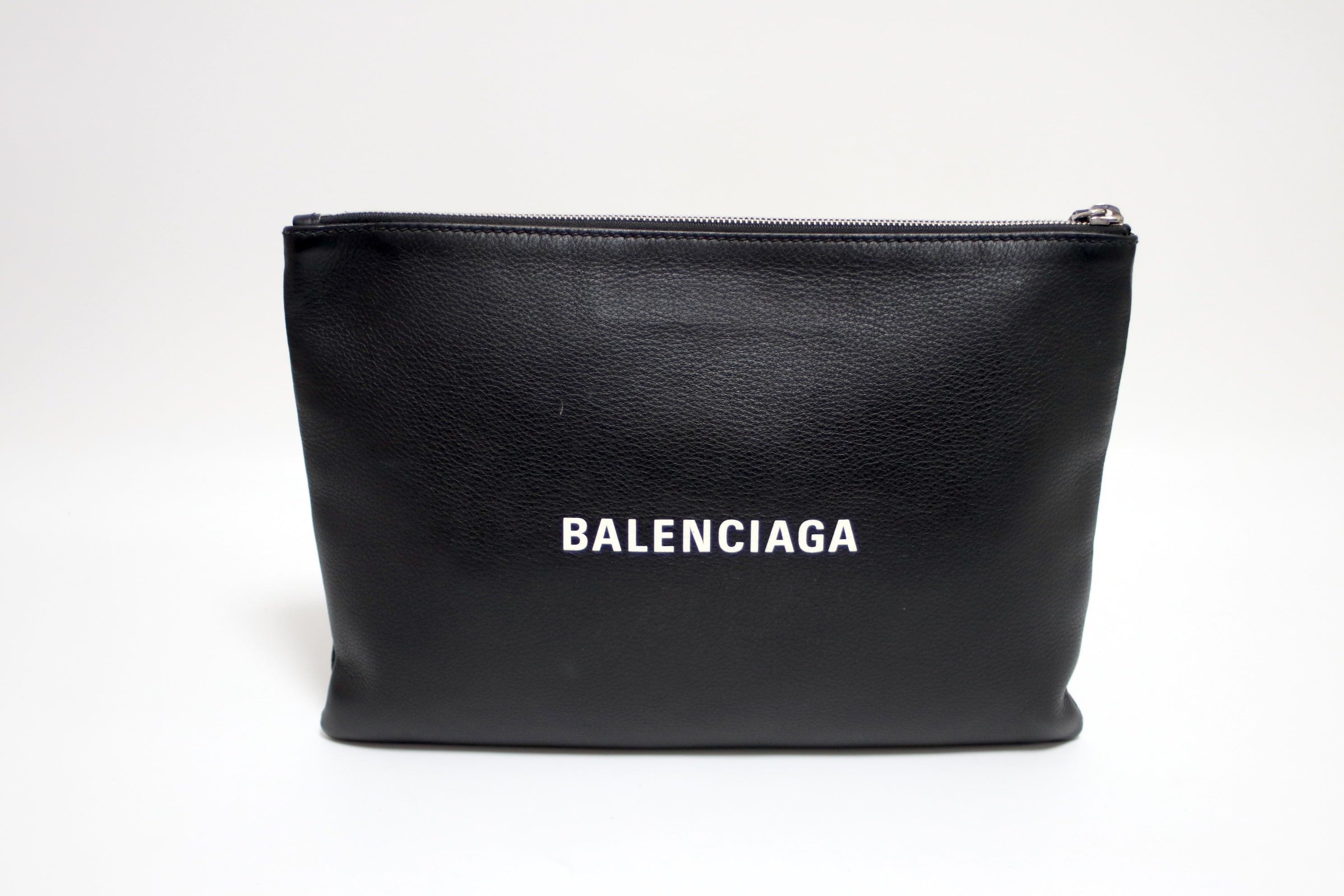 Balenciaga Clutch Bag Black Used