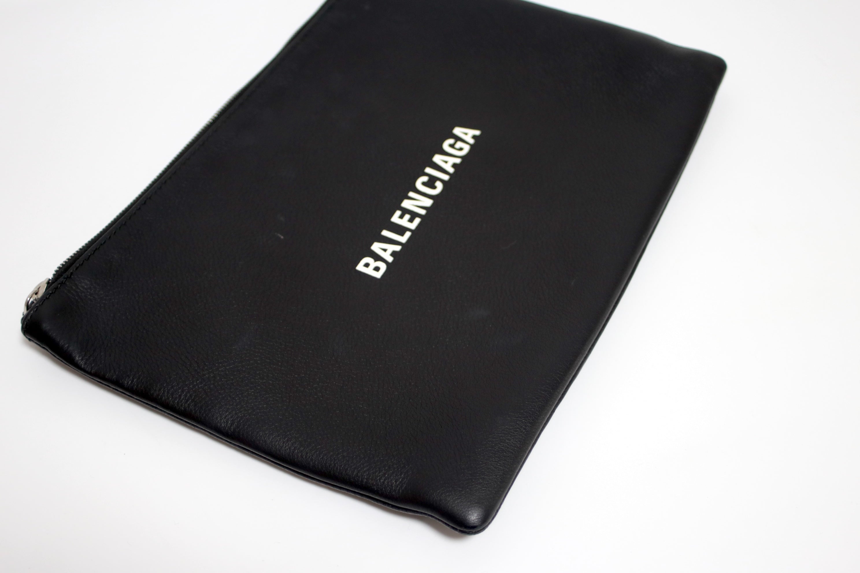 Balenciaga Clutch Bag Black Used