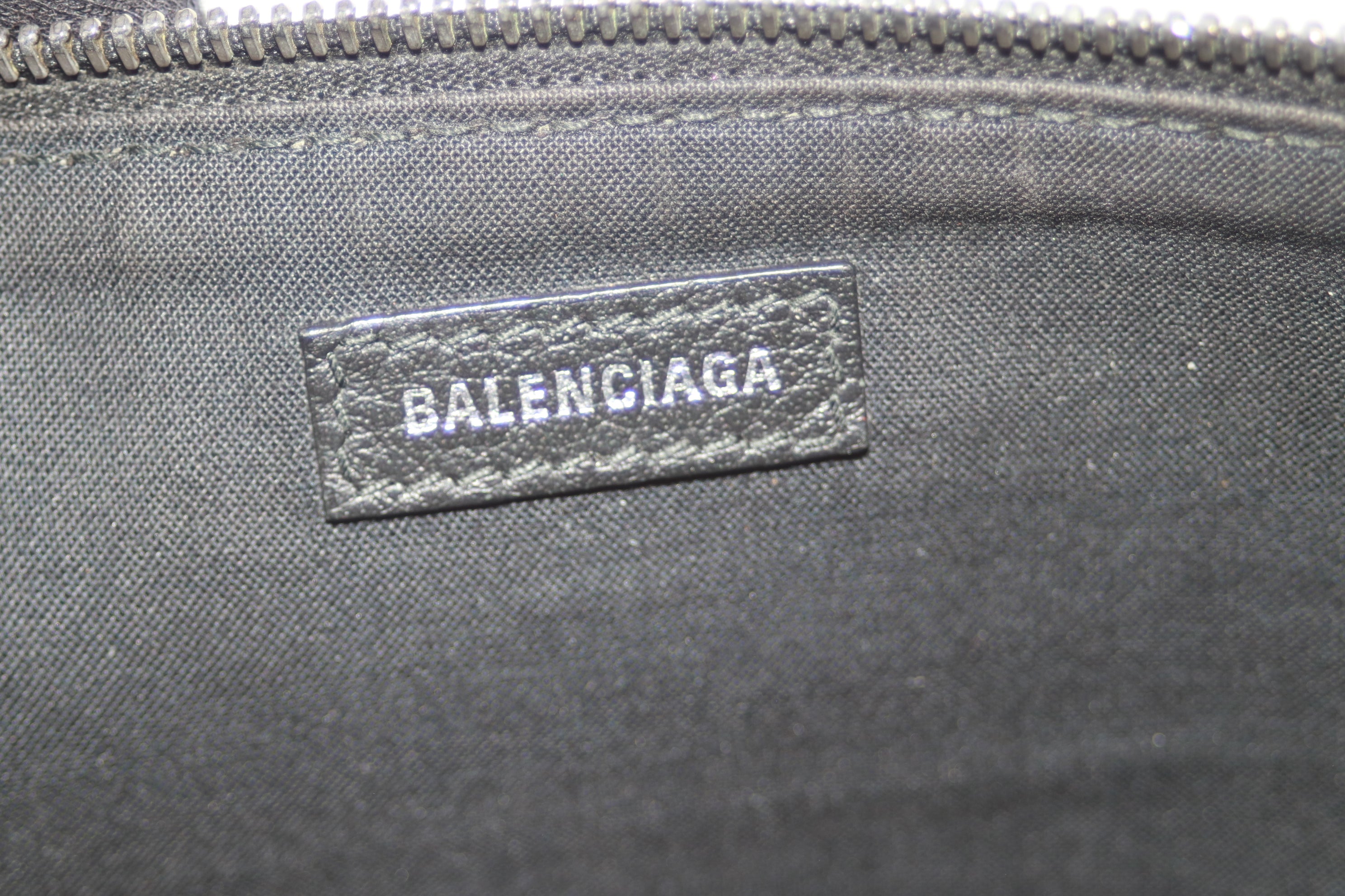 Balenciaga Clutch Bag Black Used
