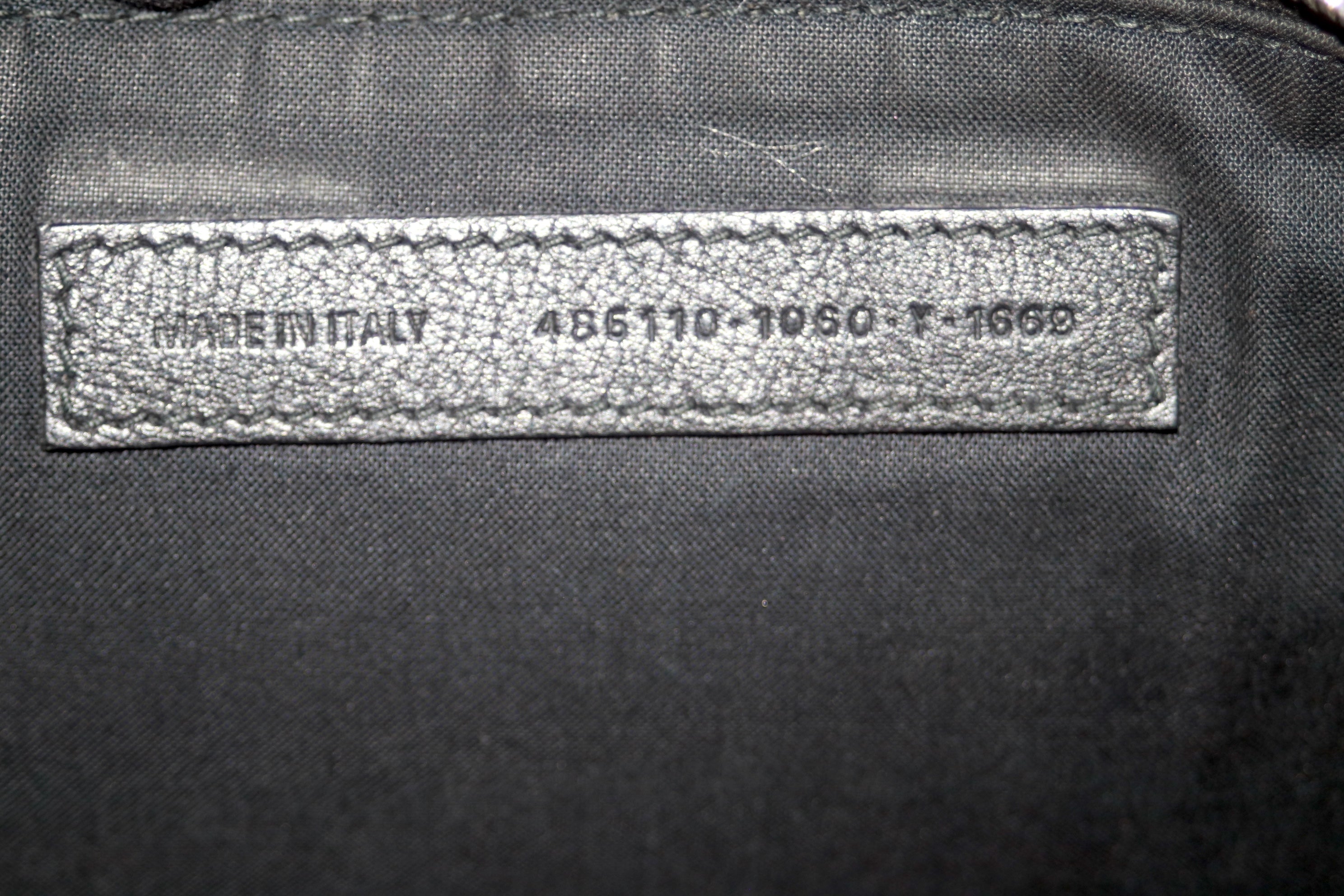 Balenciaga Clutch Bag Black Used