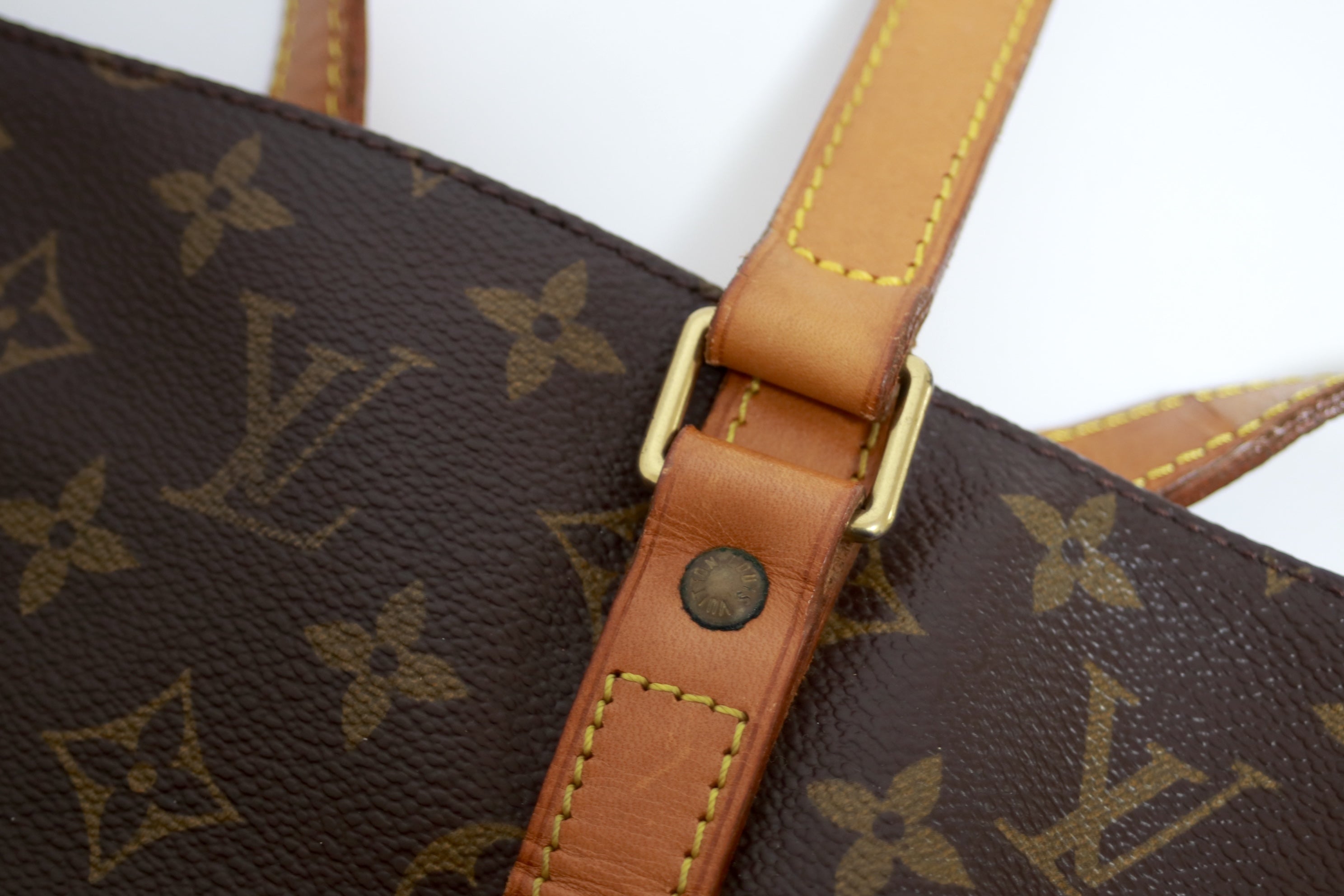 Louis Vuitton Sac Shopping PM Shoulder Tote Bag Used