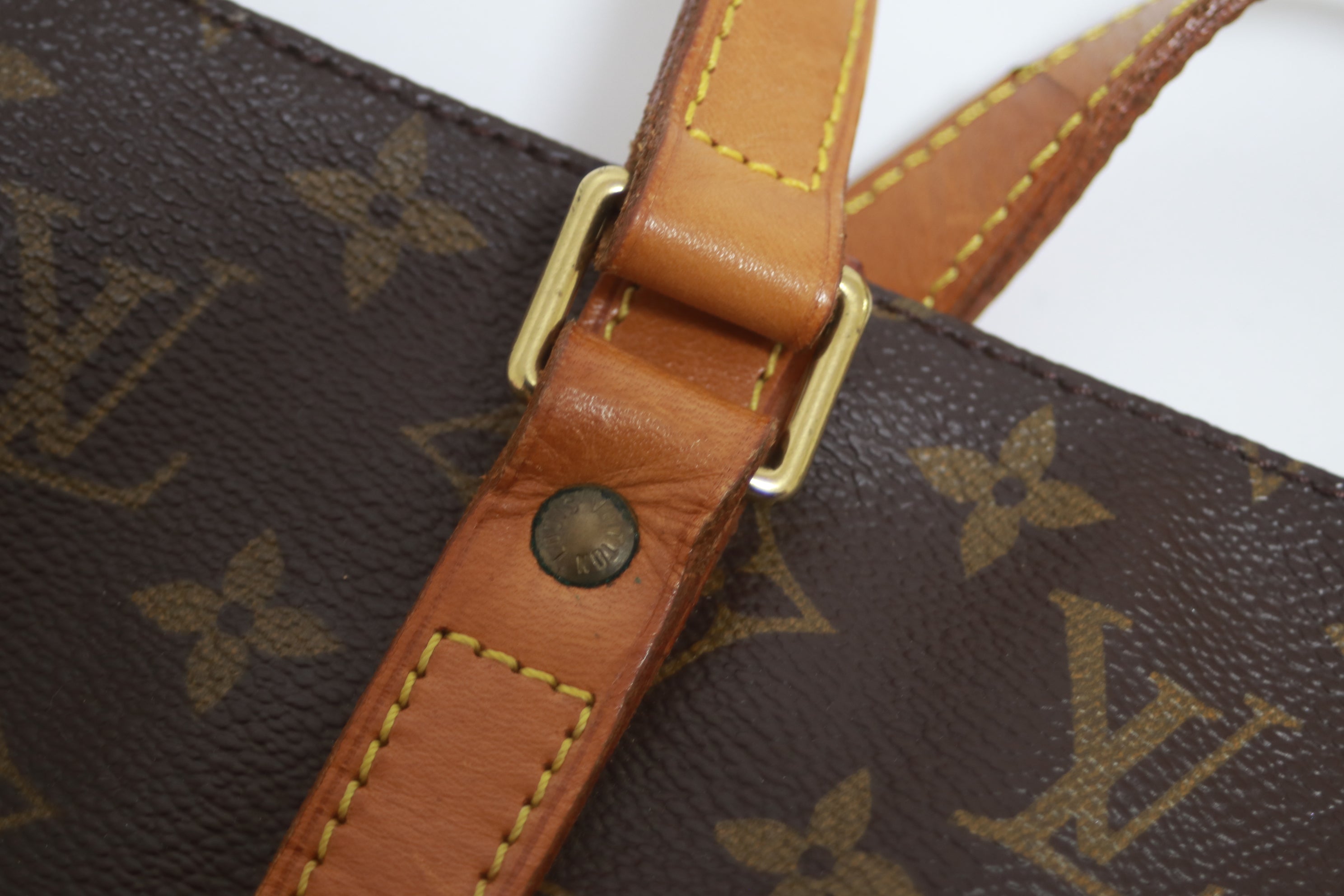 Louis Vuitton Sac Shopping PM Shoulder Tote Bag Used