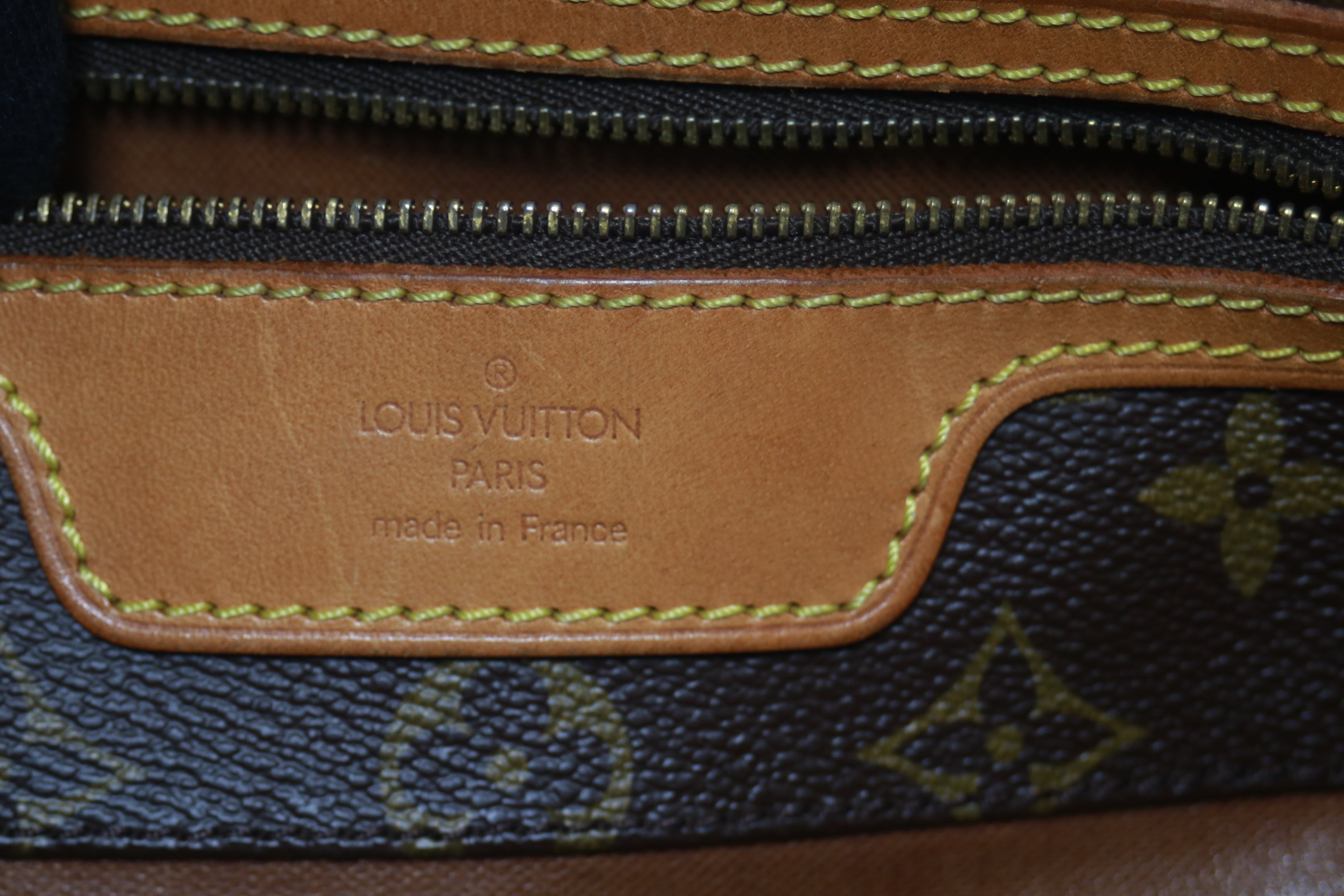 Louis Vuitton Sac Shopping PM Shoulder Tote Bag Used