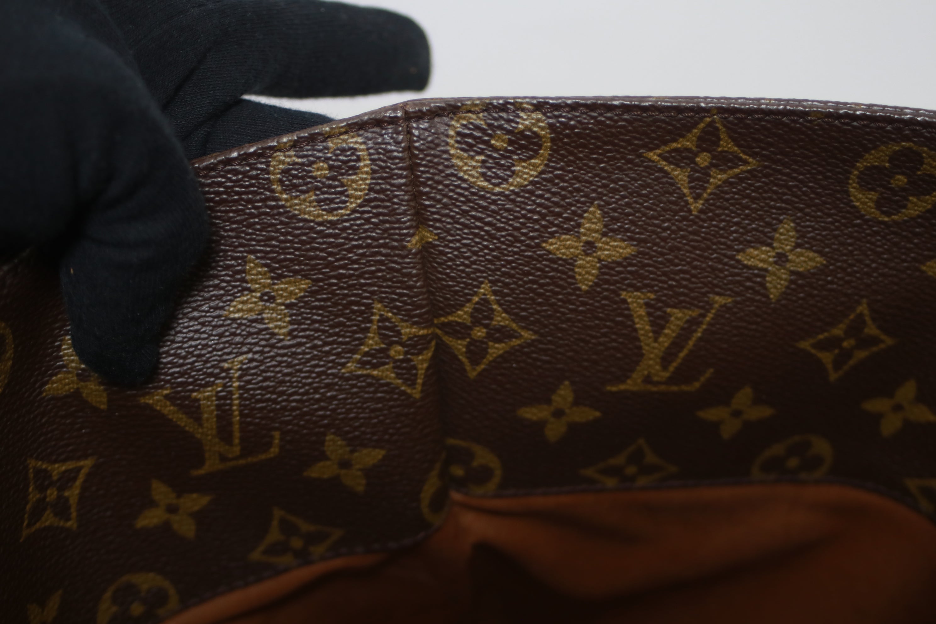 Louis Vuitton Sac Shopping PM Shoulder Tote Bag Used
